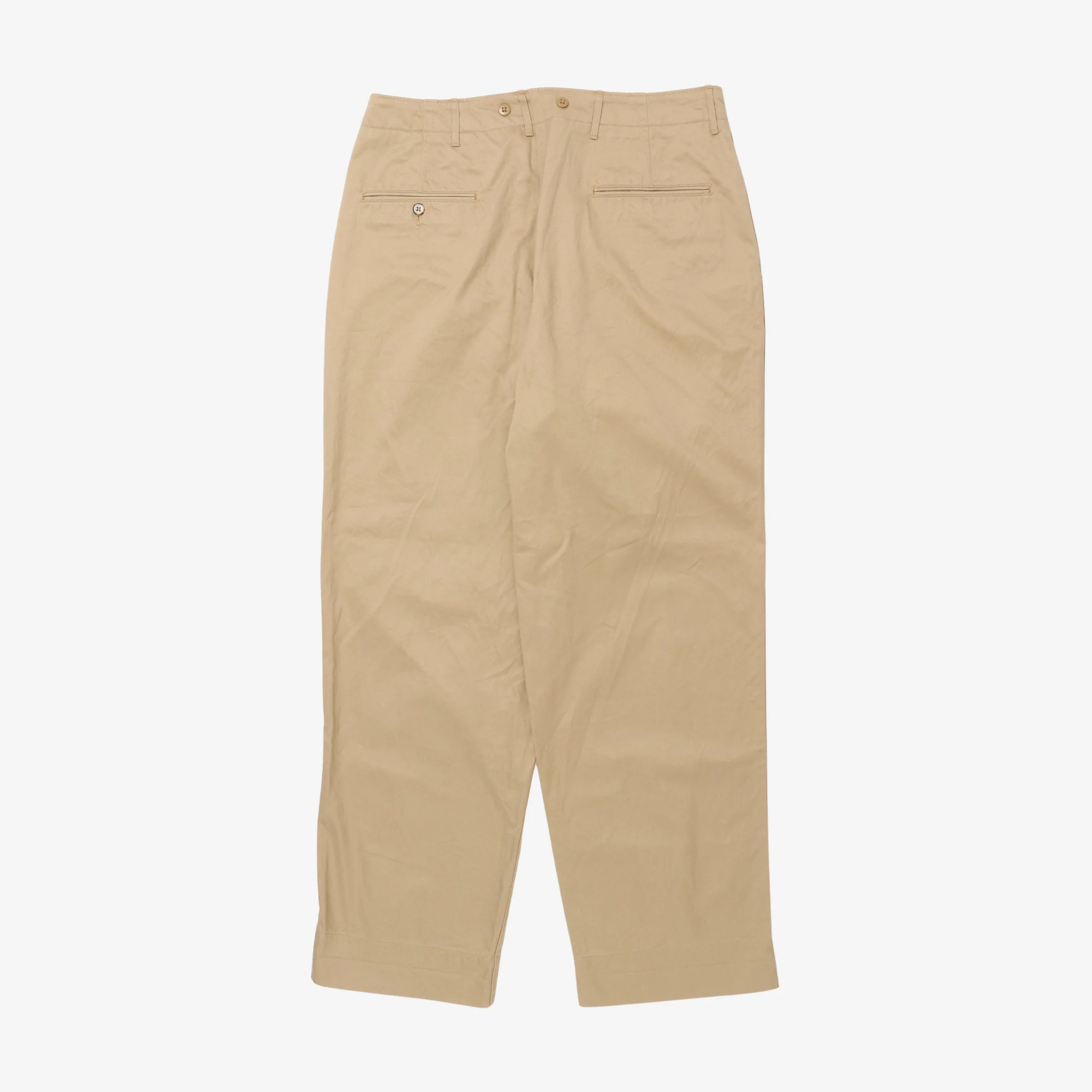 High Rise Straight Fit Chinos (36W X 31.5L) - Image 2