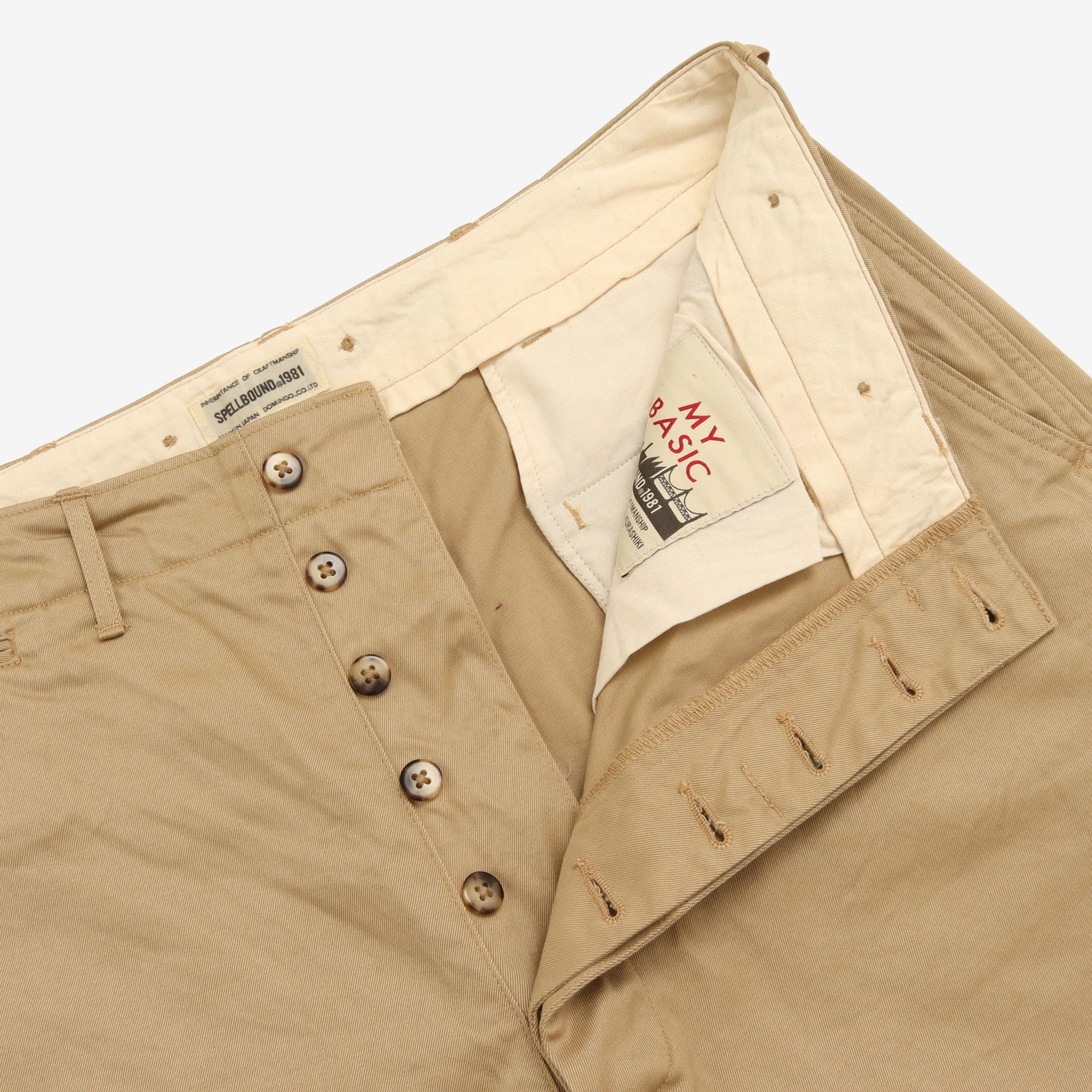 High Rise Straight Fit Chinos (36W X 31.5L) - Image 3