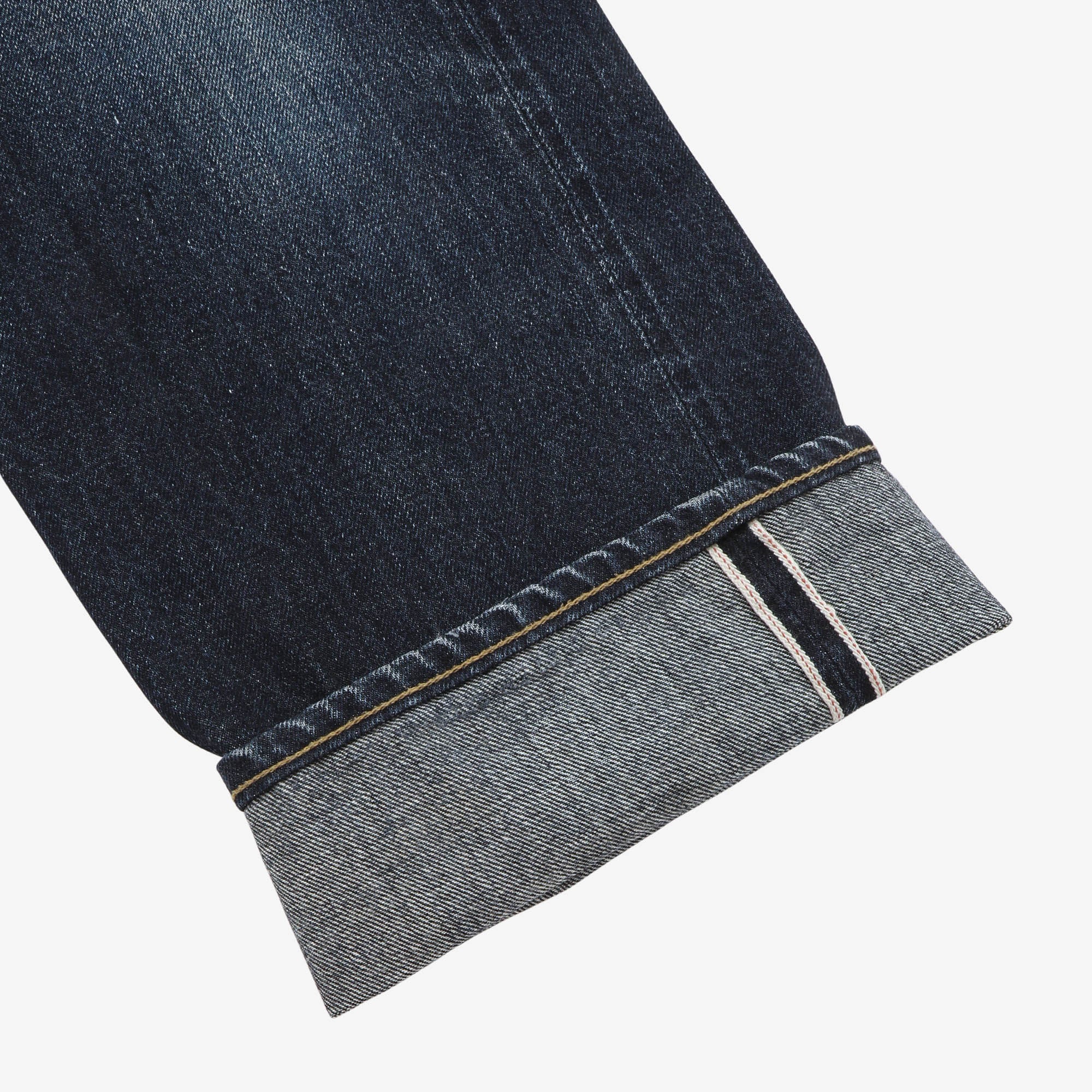 High Waist Tapered Selvedge Jeans (29W X 27L) - Image 4