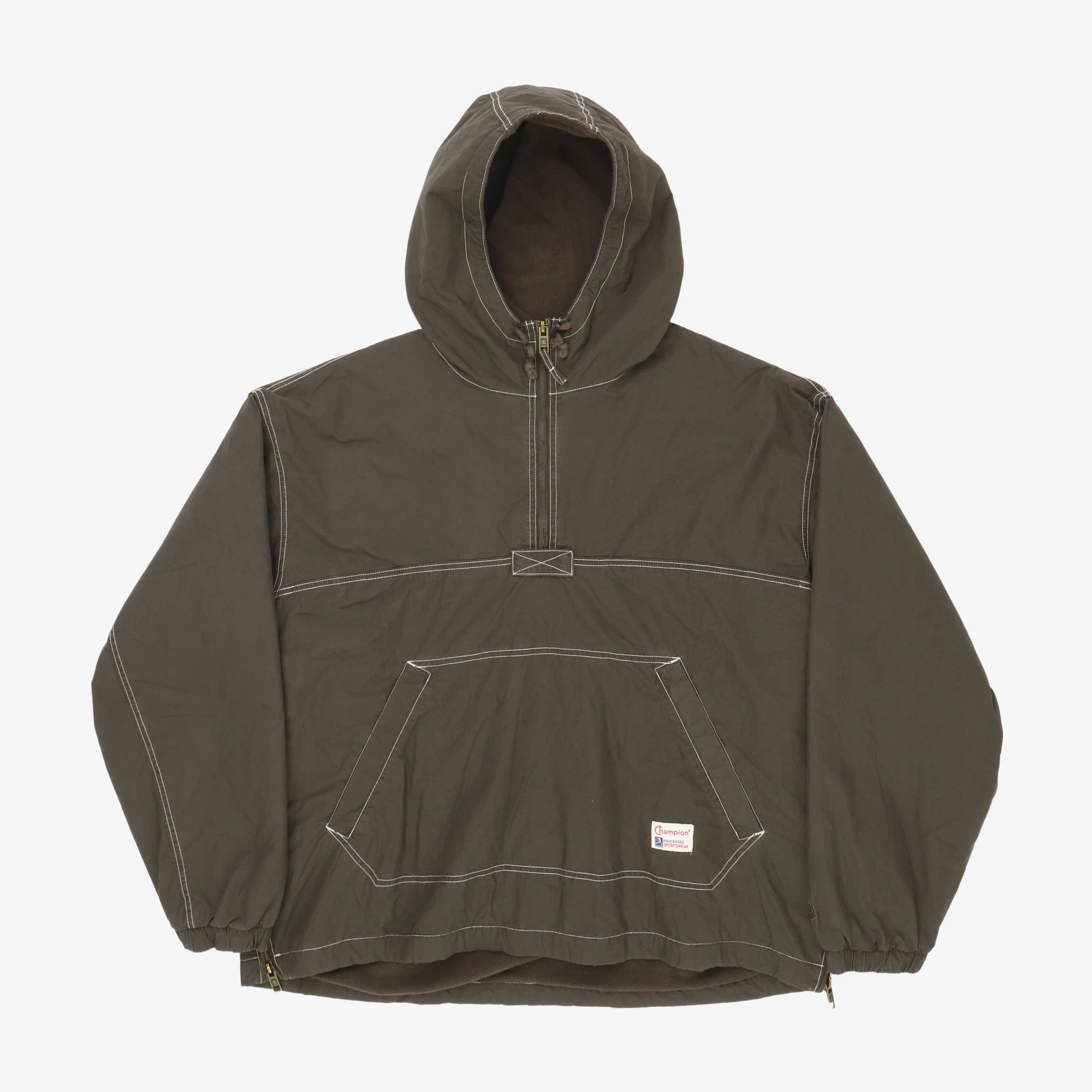 Hooded Quarter Zip Jacket