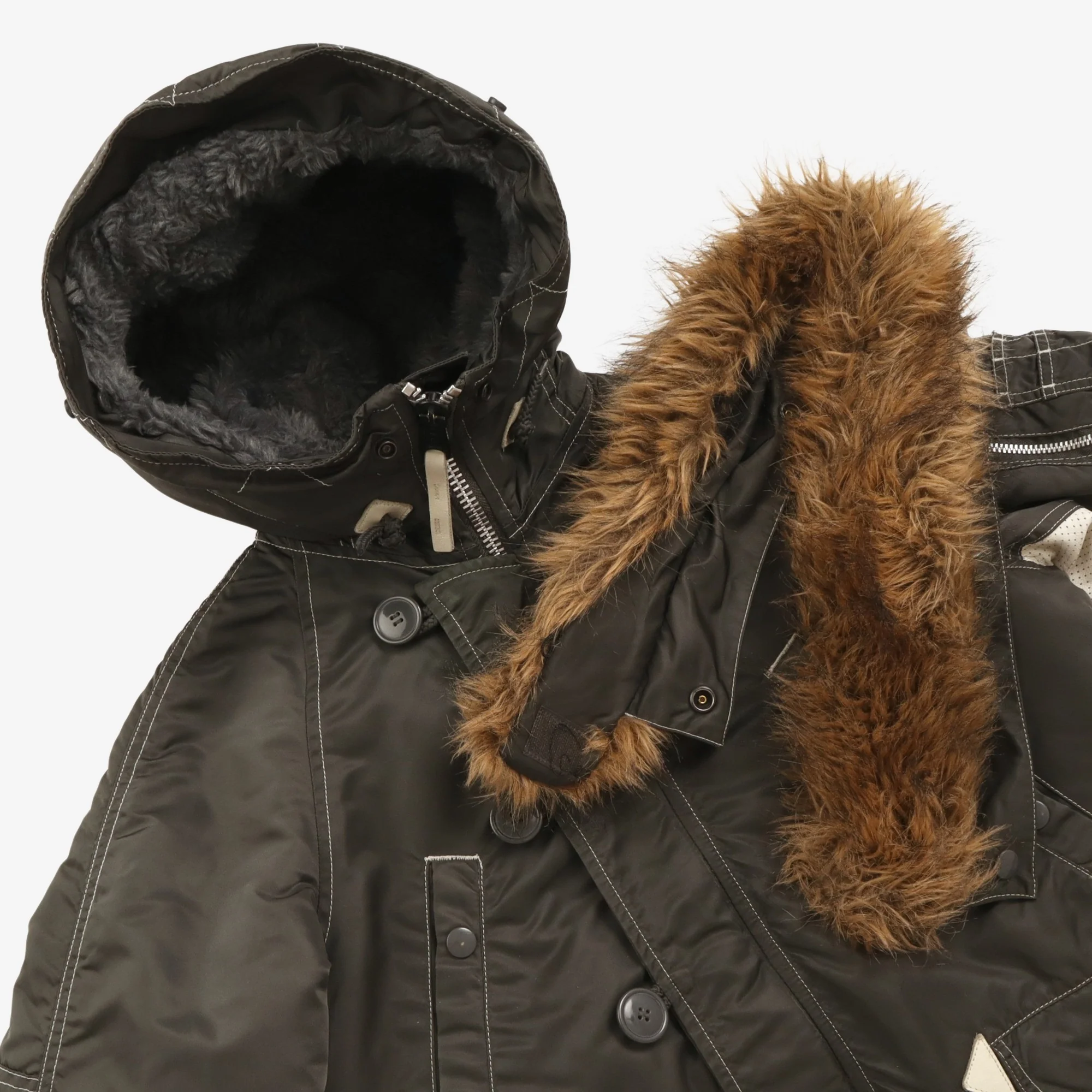 HPP Leather Sleeve N3-B Jacket - Image 3