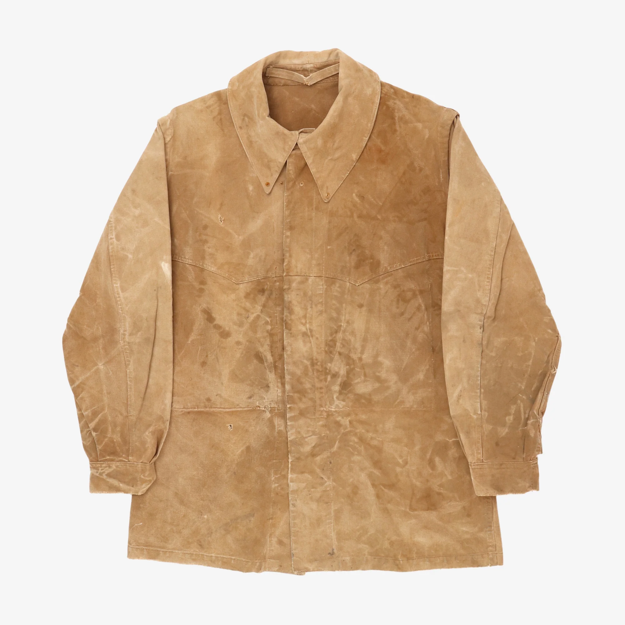 1950s French Railway Canvas Chore Coat