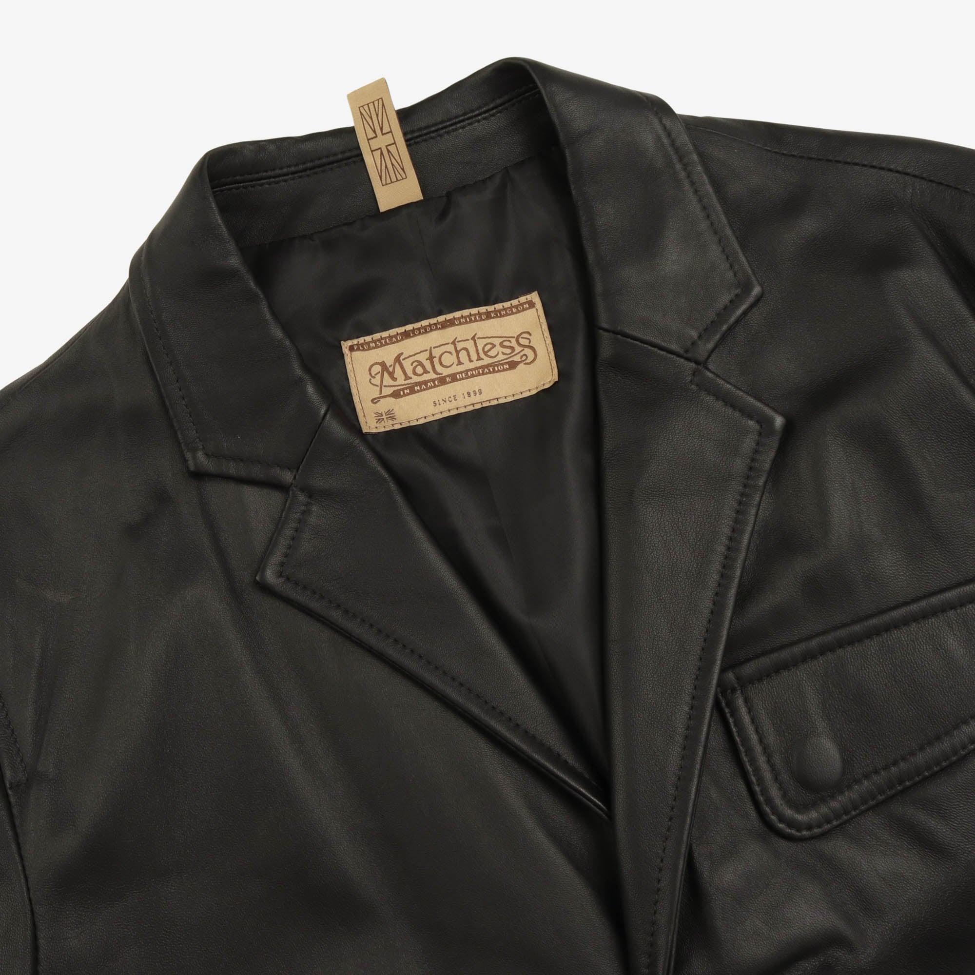 Ian Leather Blazer - Image 3
