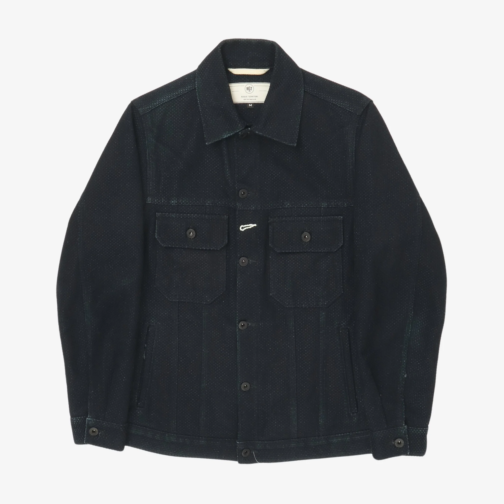 Indigo Sashiko Cruiser Jacket