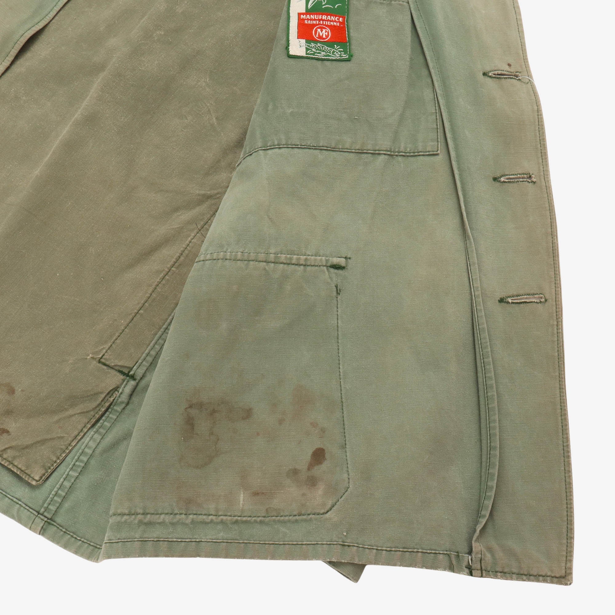 1930/40s French Canvas Hunting Jacket - Image 5