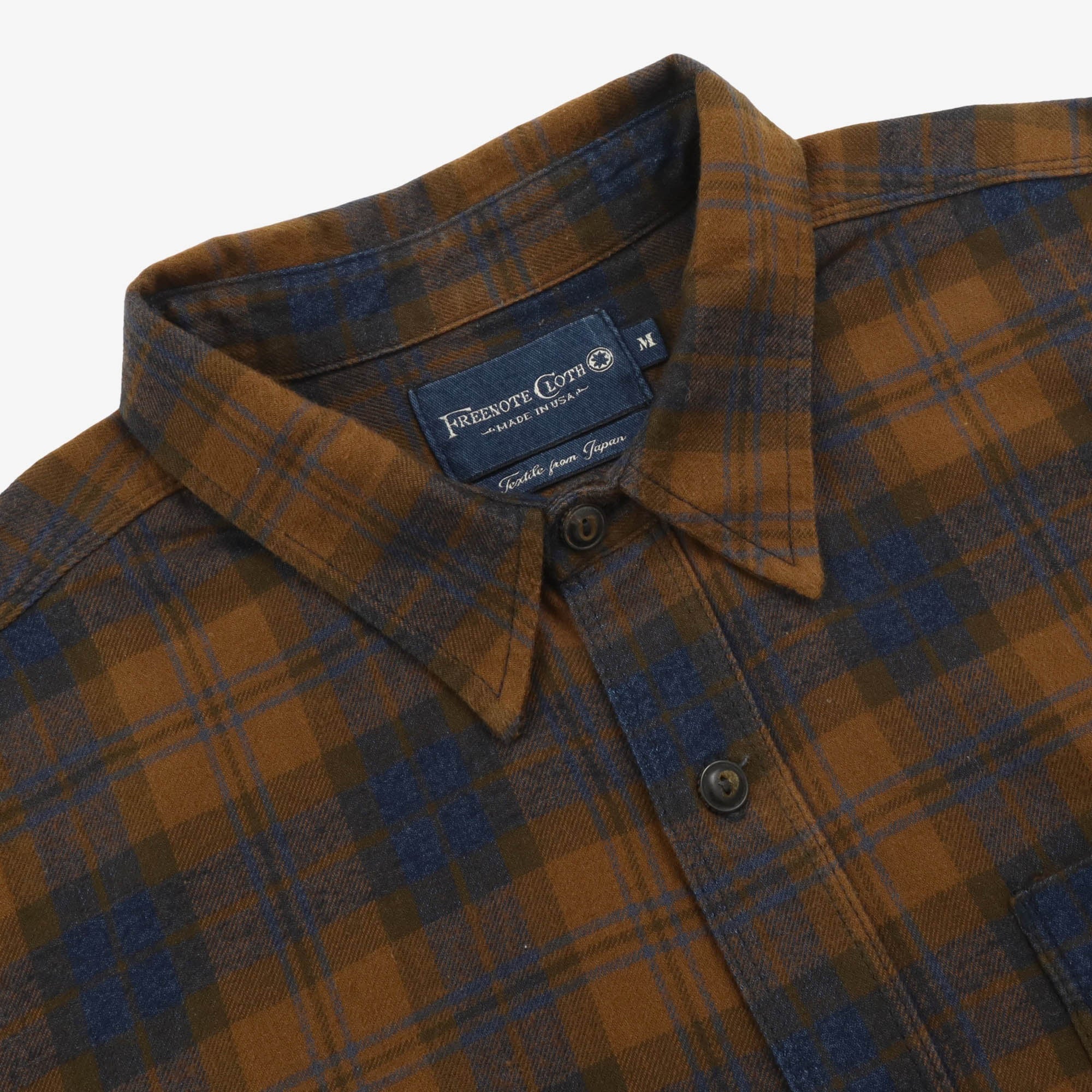 Japanese Cloth Check Flannel Shirt - Image 3