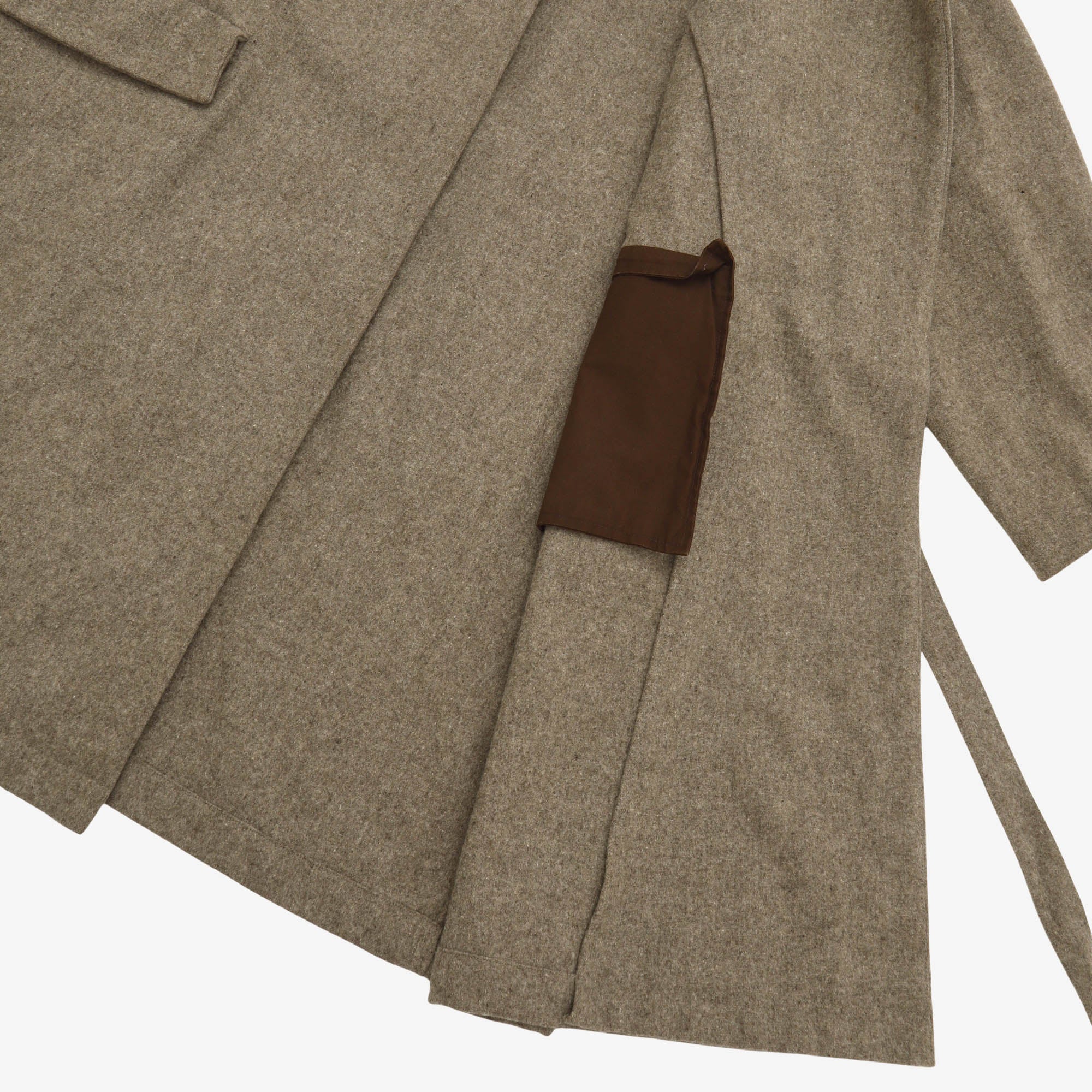 Jute Belted Wool Coat - Image 4