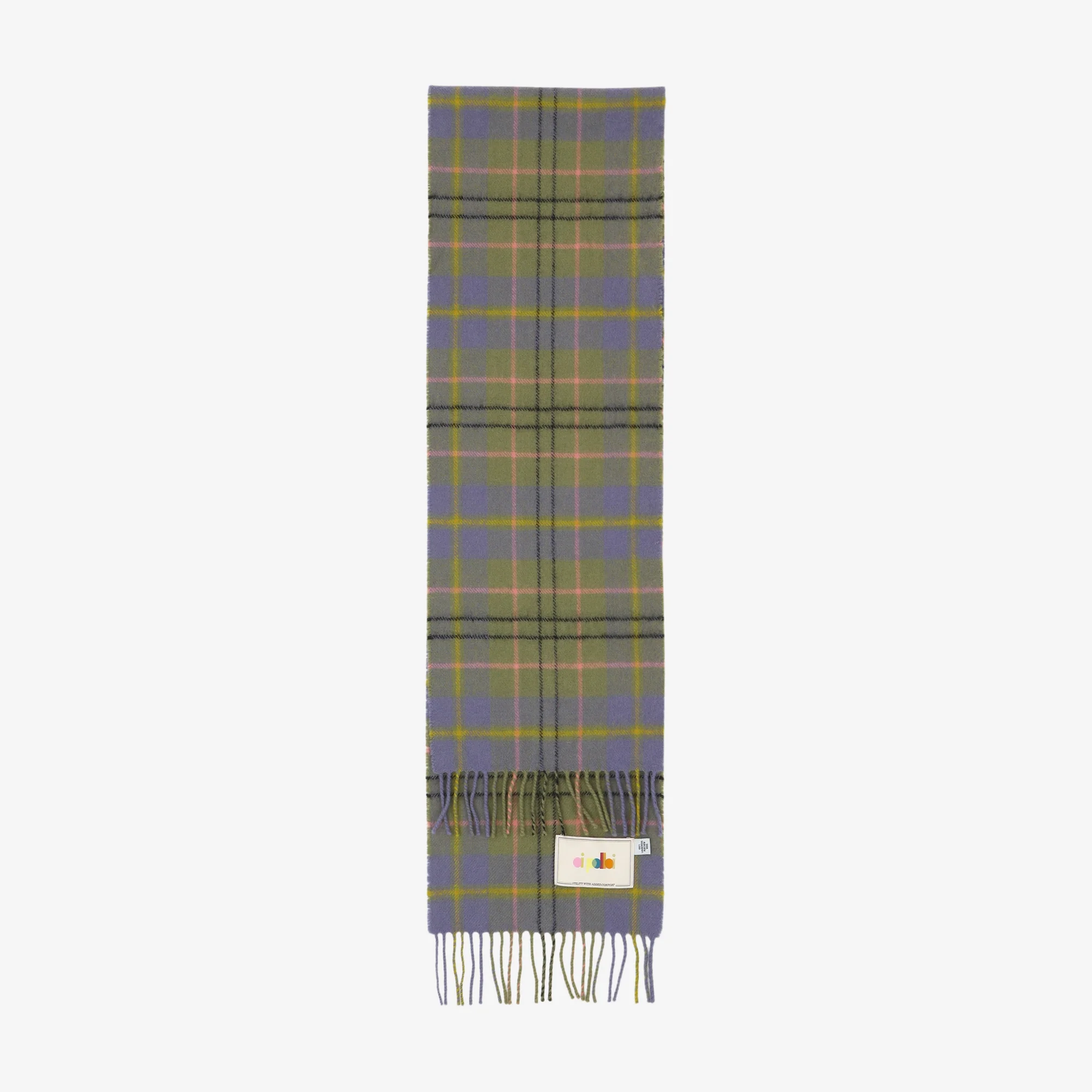 Lambswool Check Scarf