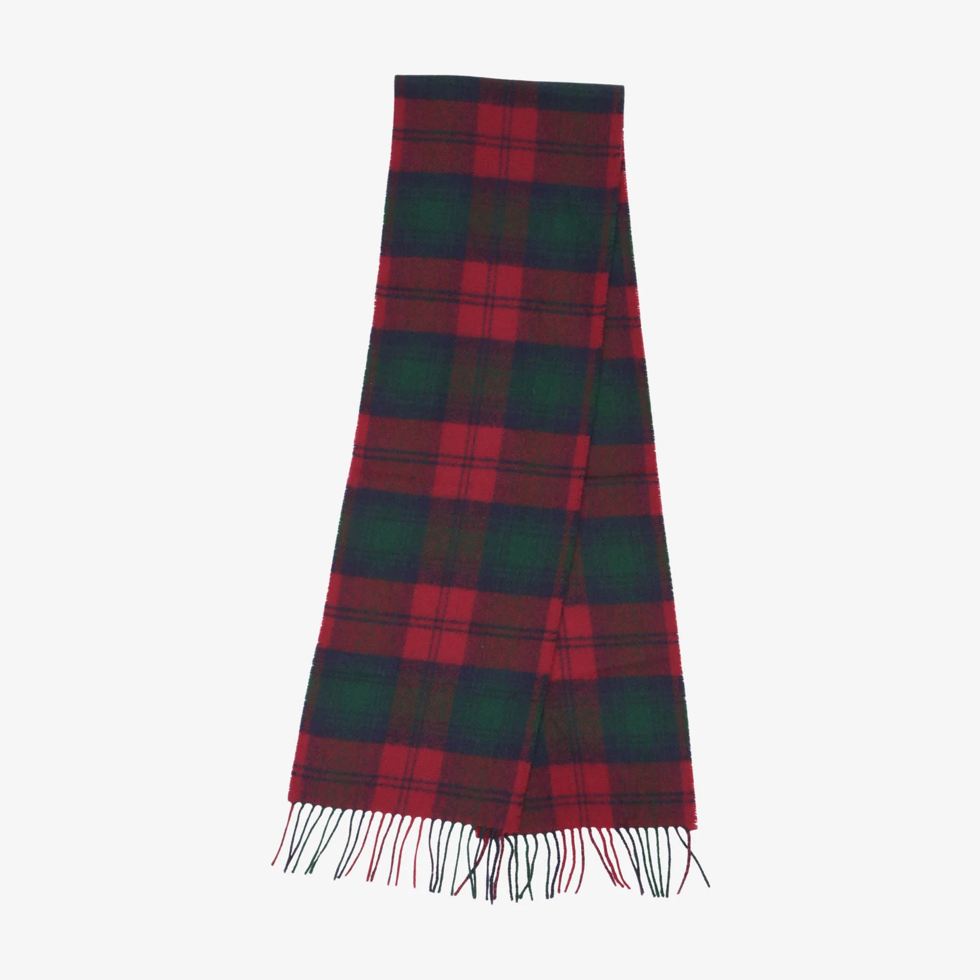 Lambswool Plaid Scarf - Image 2