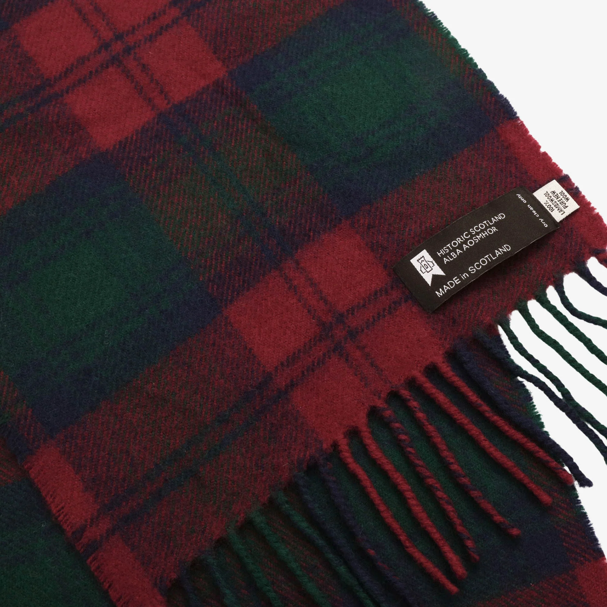 Lambswool Plaid Scarf - Image 3