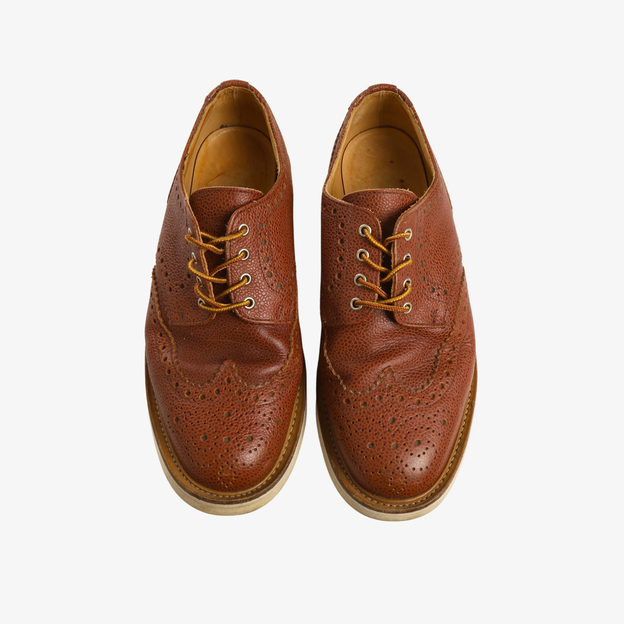 Leather Brogue Shoes - Image 5