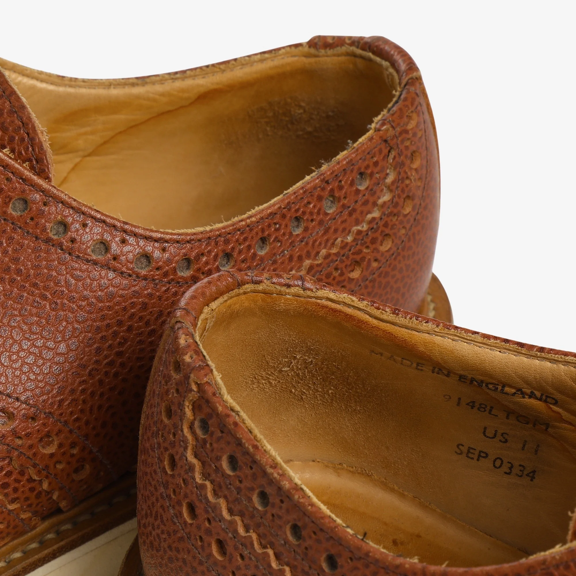 Leather Brogue Shoes - Image 6