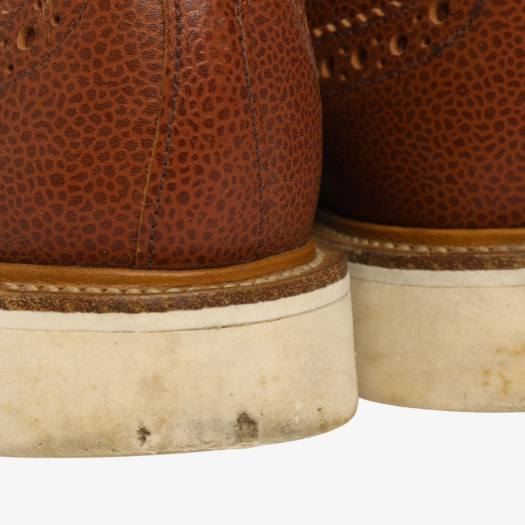 Leather Brogue Shoes - Image 7
