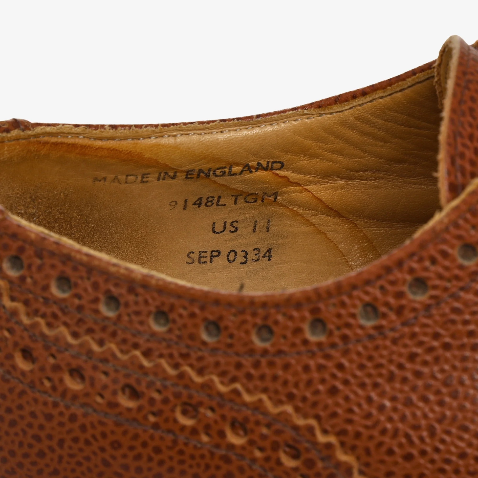 Leather Brogue Shoes - Image 8