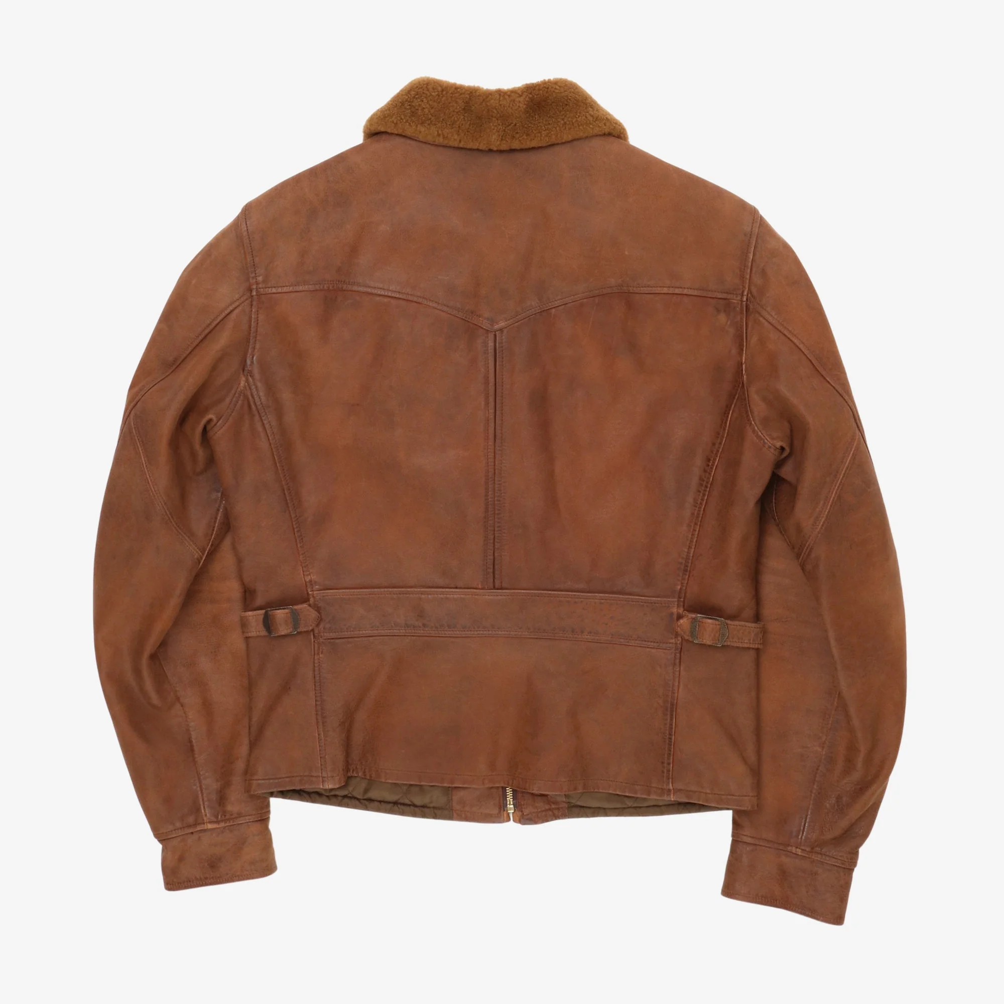 Leather Shearling Jacket - Image 2