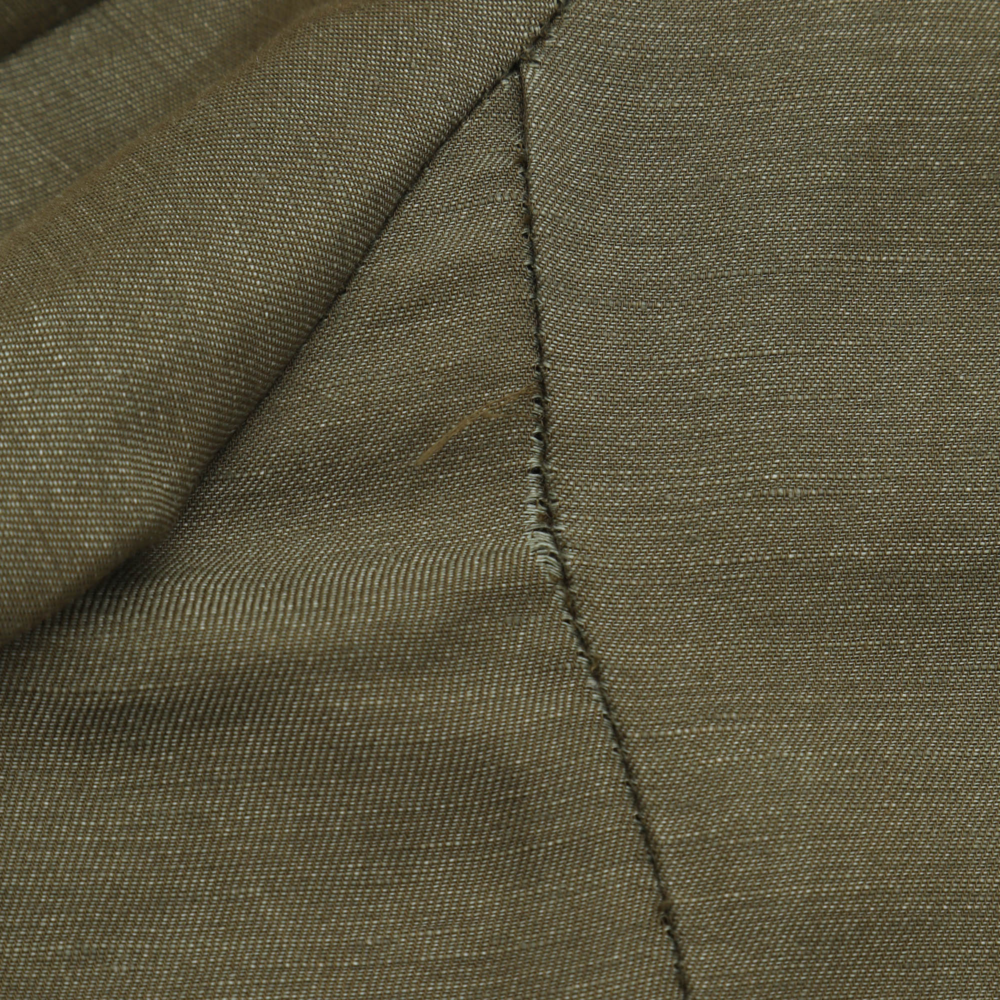 Unlined Linen Blend DB Suit - Image 7