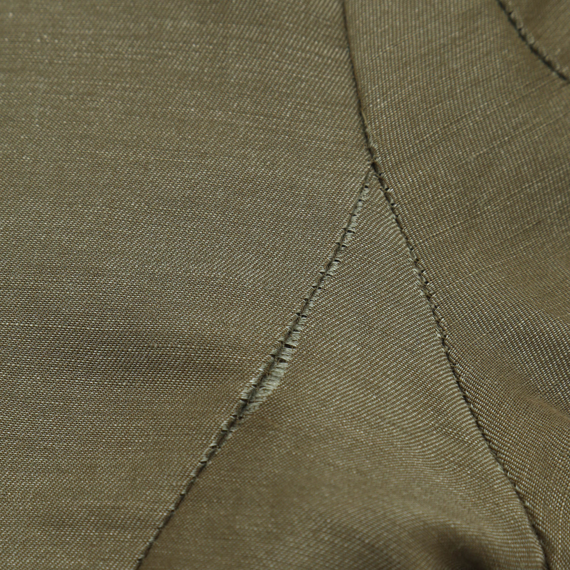 Unlined Linen Blend DB Suit - Image 8