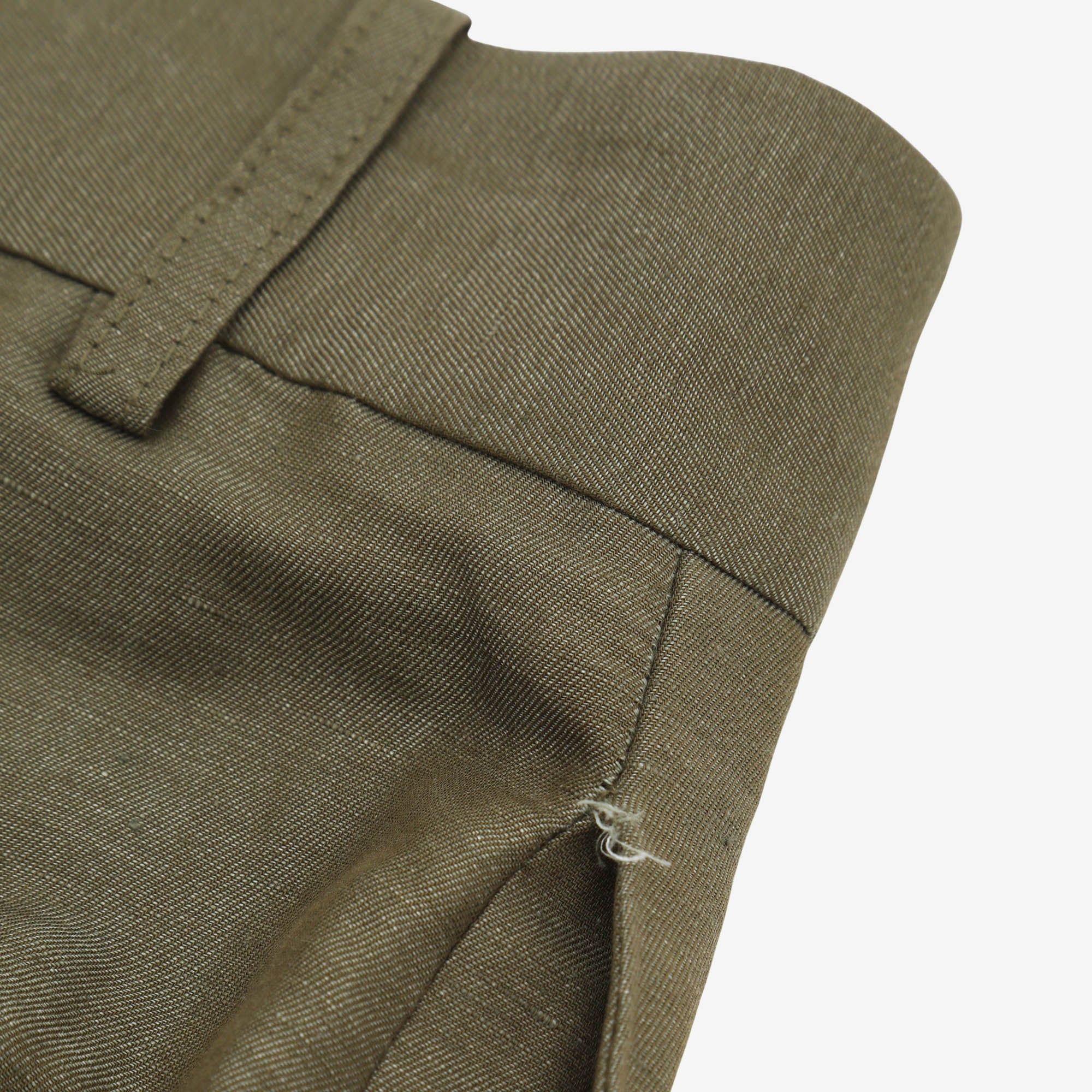 Unlined Linen Blend DB Suit - Image 9