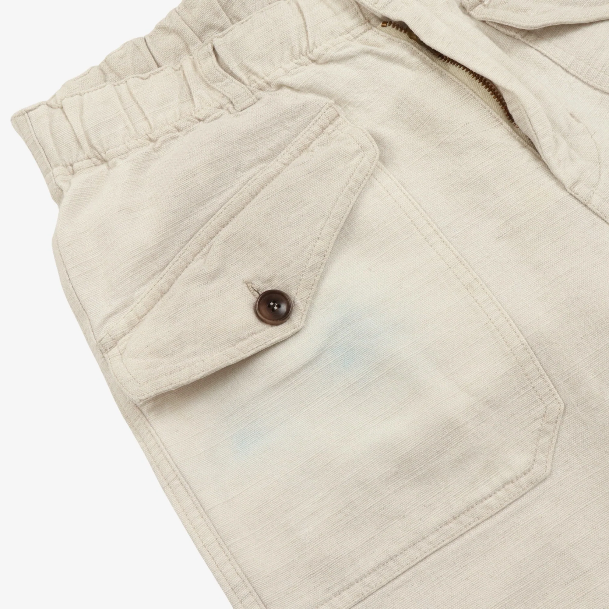 Linen Blend Drawstring Trouser - Image 3