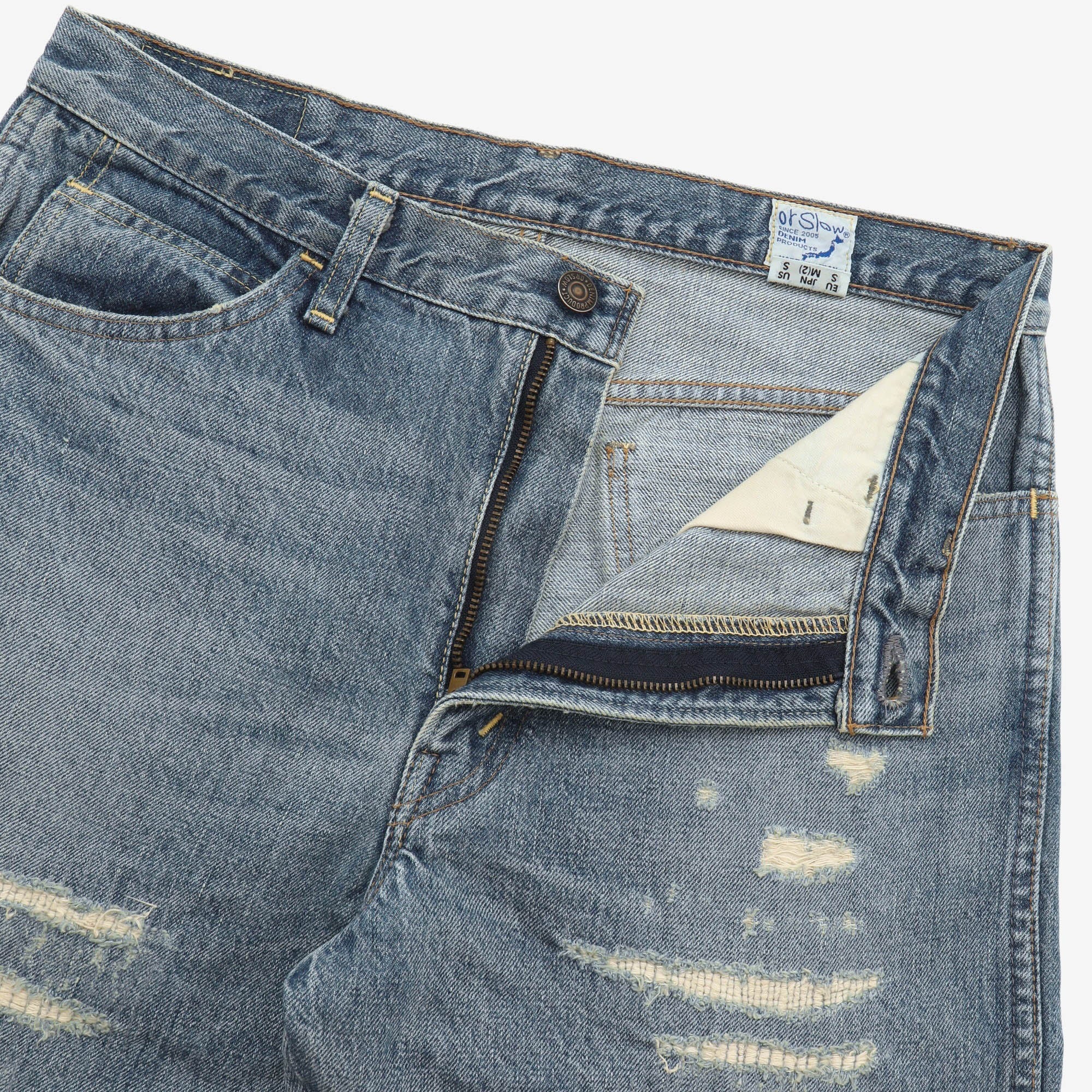 Beams 106 Distressed Denim (31W x 26L) - Image 3