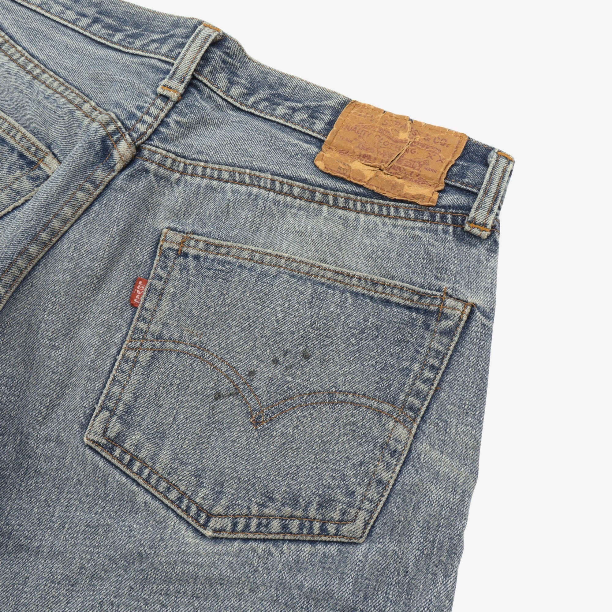 Vintage 501 Denim USA (32W x 27L) - Image 3