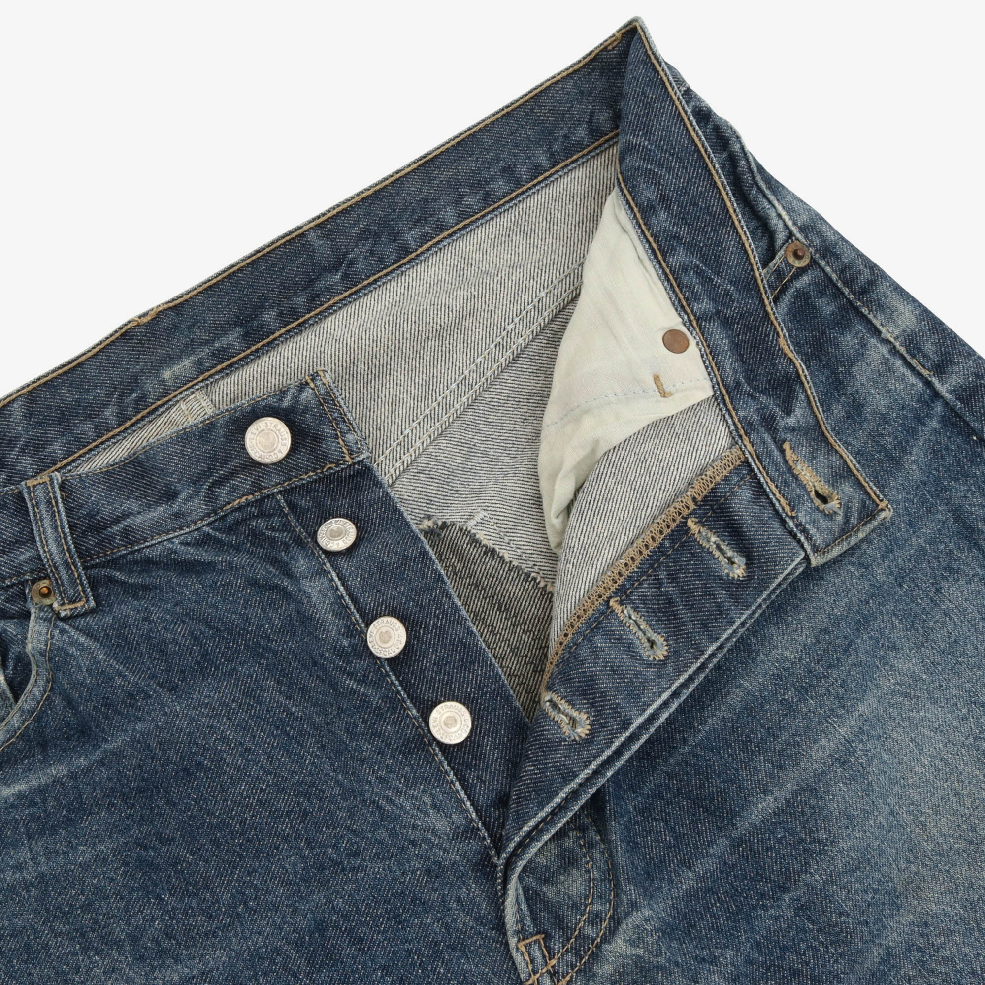 90s 501 Denim USA (34W X 33L) - Image 3