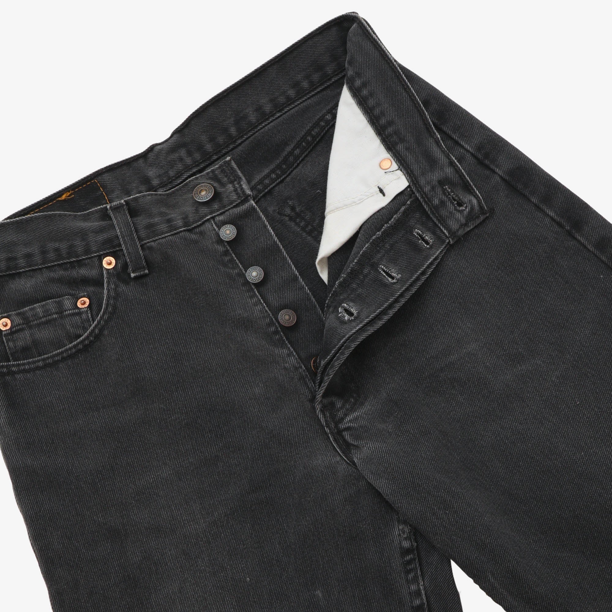 Vintage 90s 891 02 Denim (Orange Tab) (30W x 28.5L) - Image 3