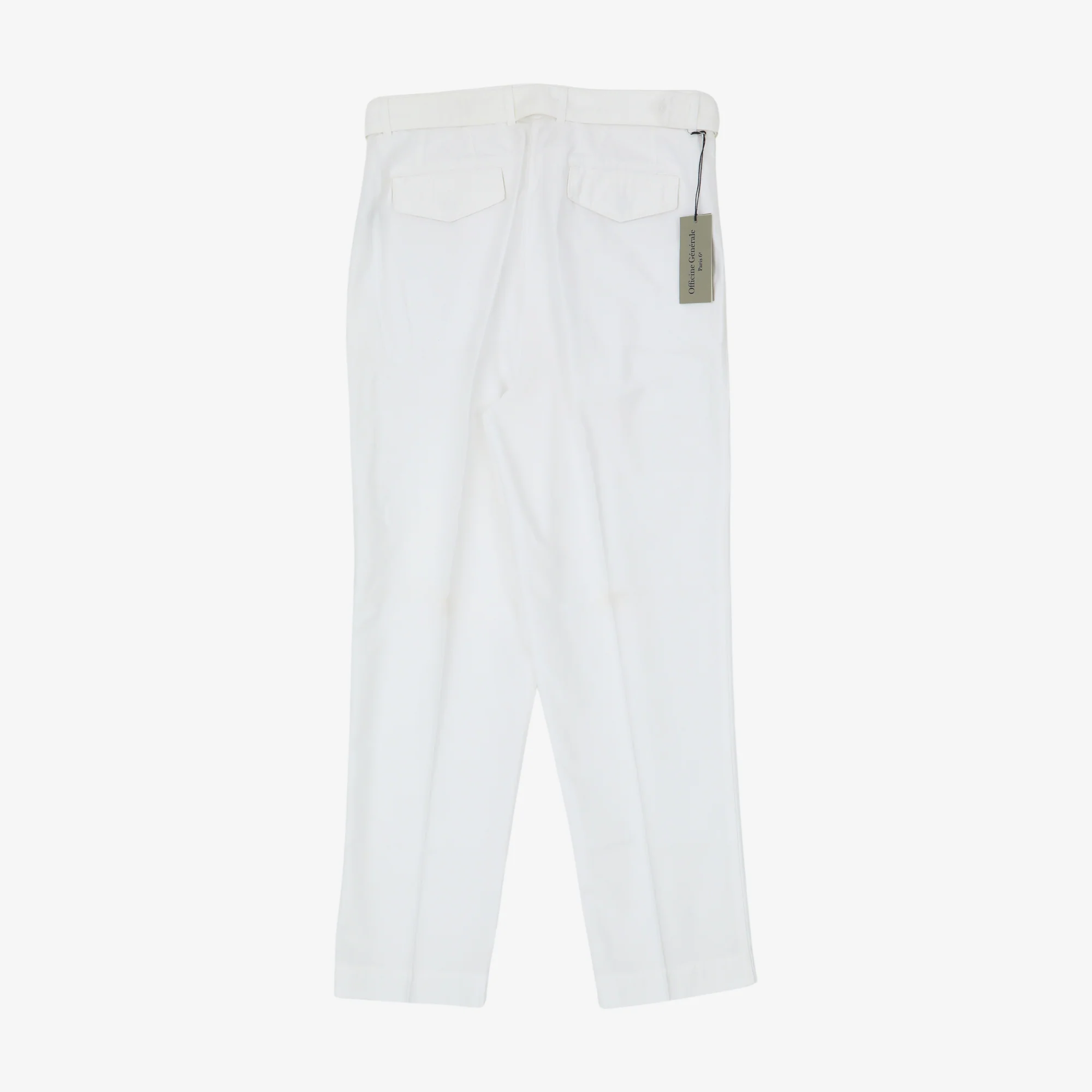 Luigi Tapered Pleated Chino (35W X 29.5L) - Image 2