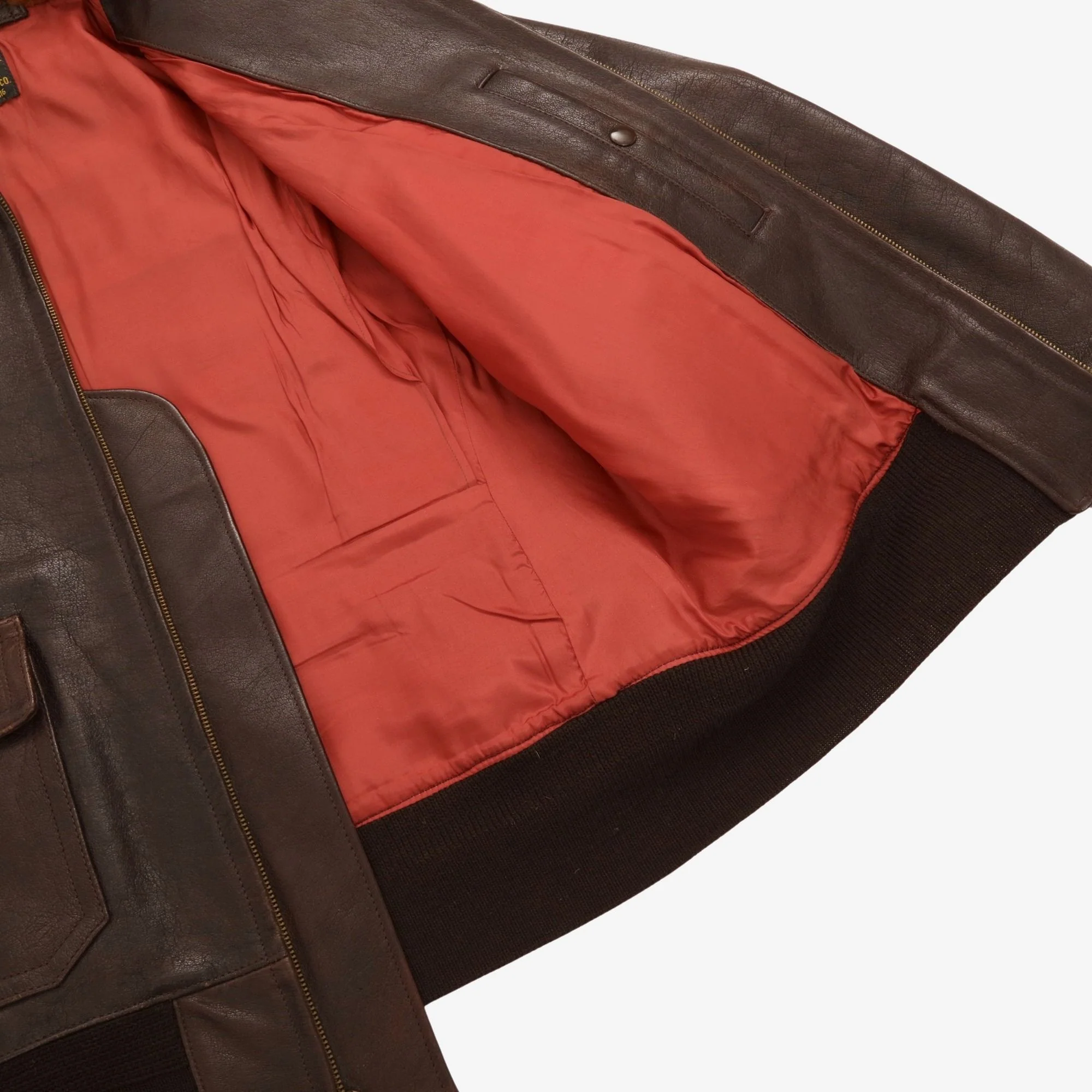 M-422A Leather Flight Jacket - Image 4