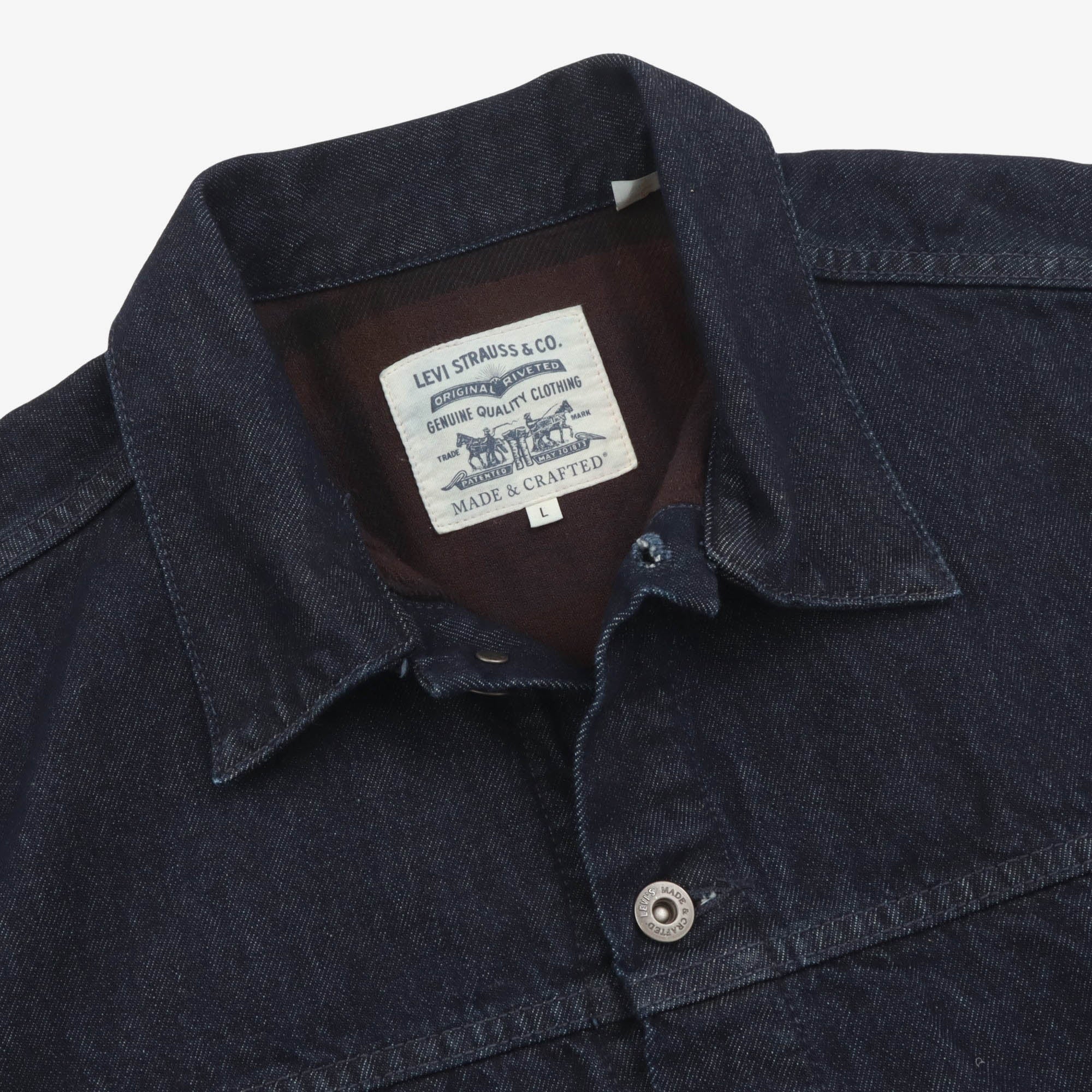 Blanket Lined Denim Jacket - Image 3