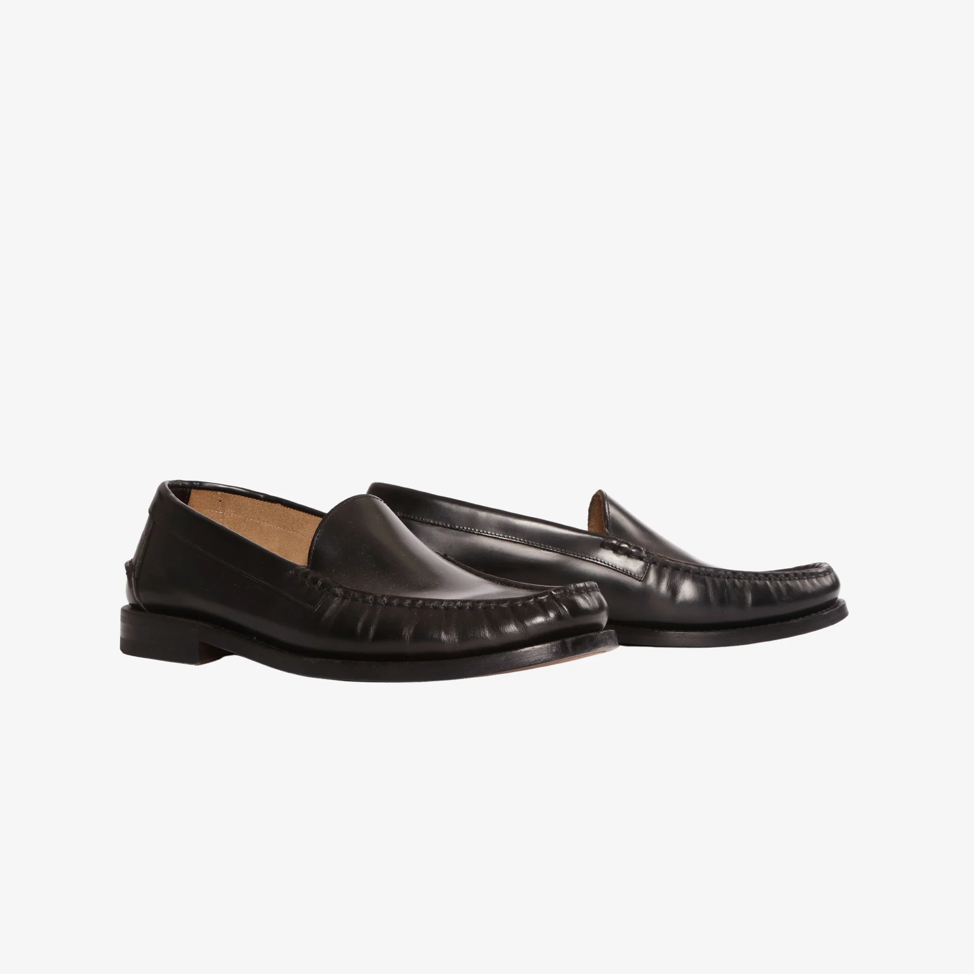 Meder Abraded Leather Loafers - Image 2