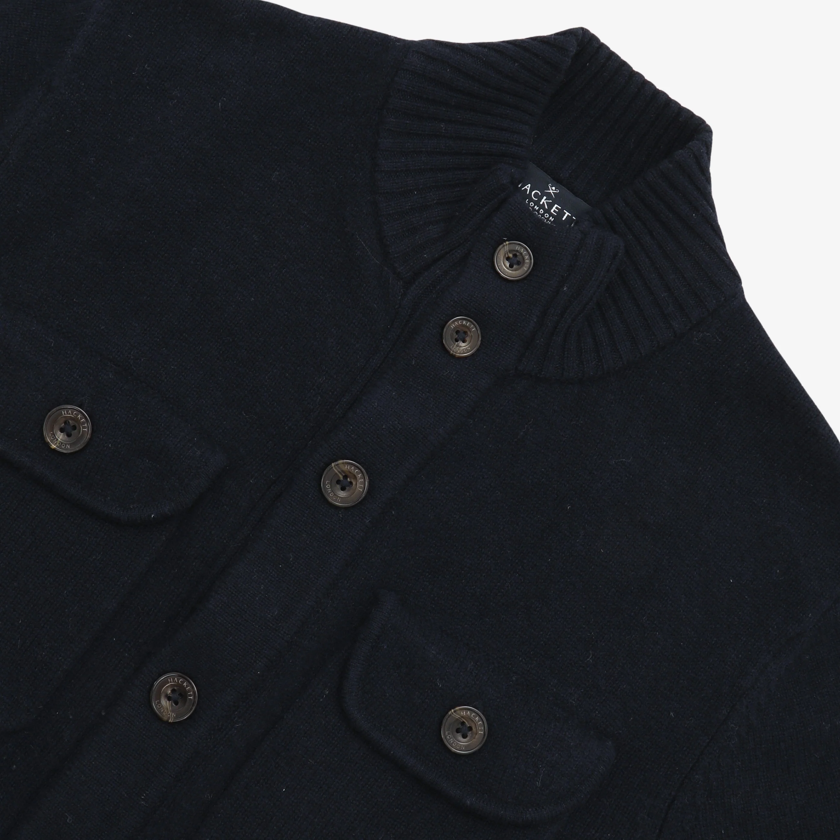 Merino Cashmere Bomber Jacket - Image 3