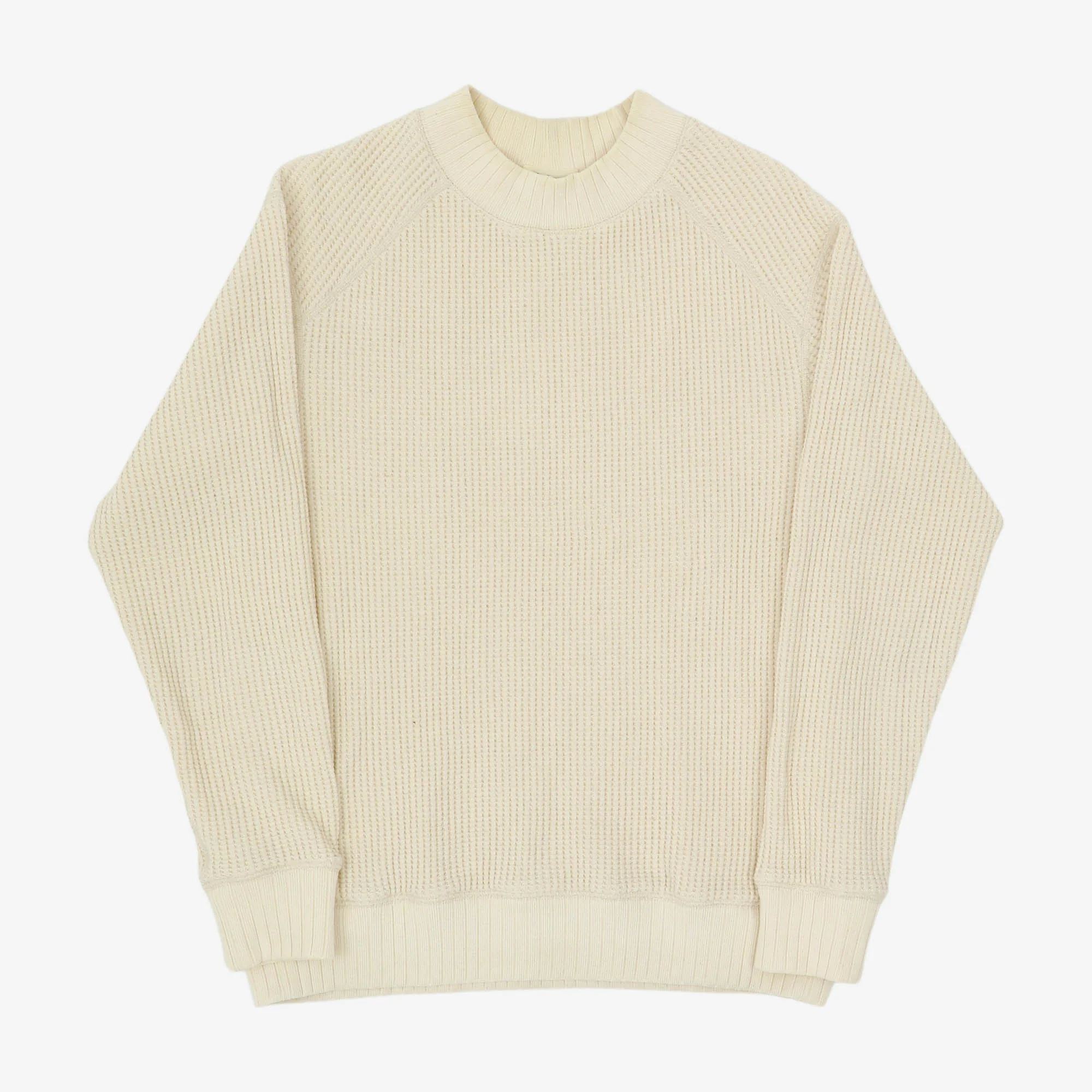 Midneck Waffle Sweatshirt