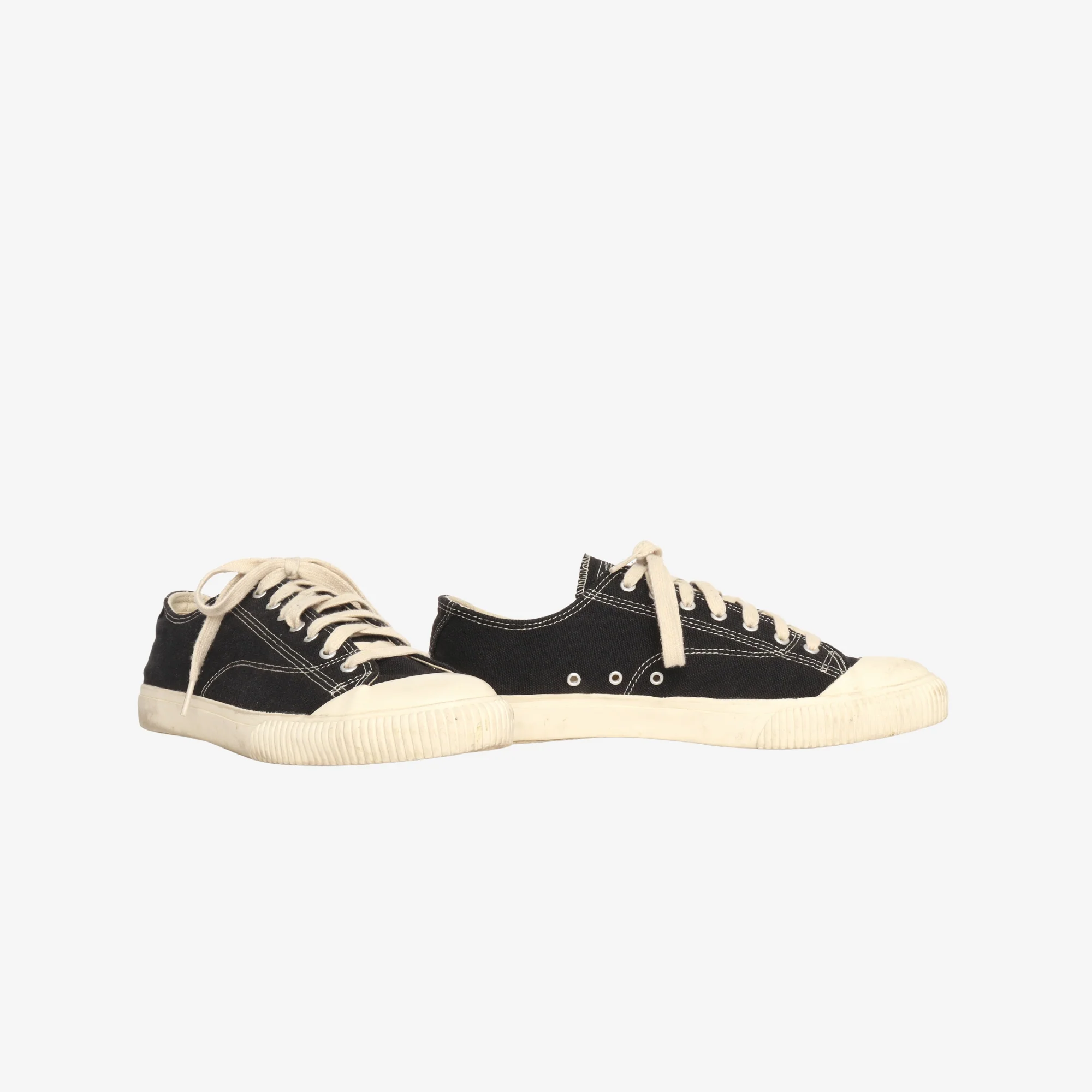 Military Canvas Low Top Sneakers - Image 2