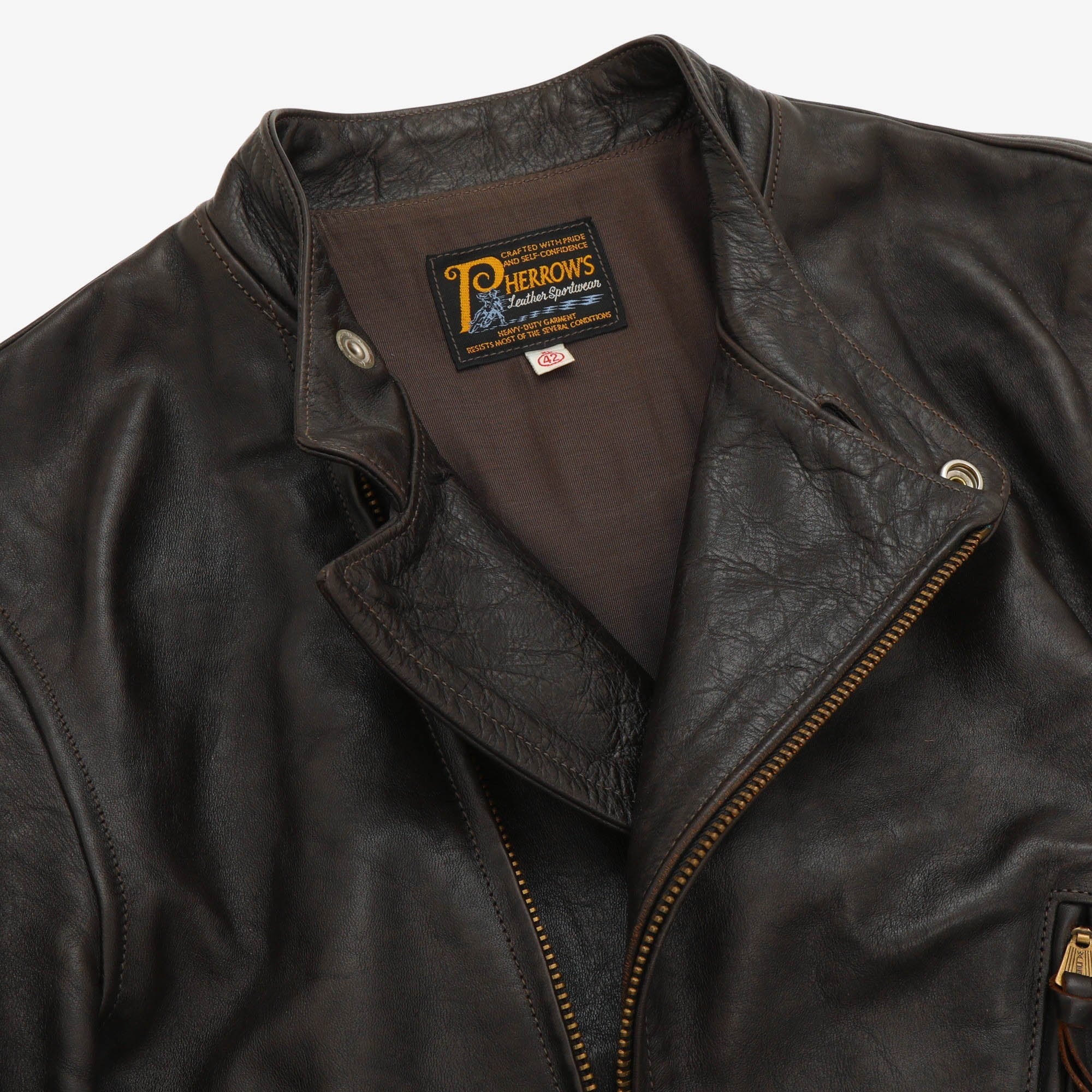 D-Pocket Leather Jacket - Image 4