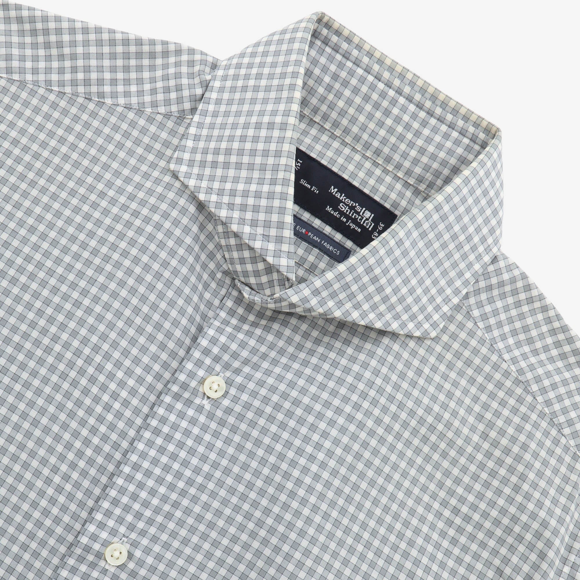 One Piece Collar Check Shirt - Image 3