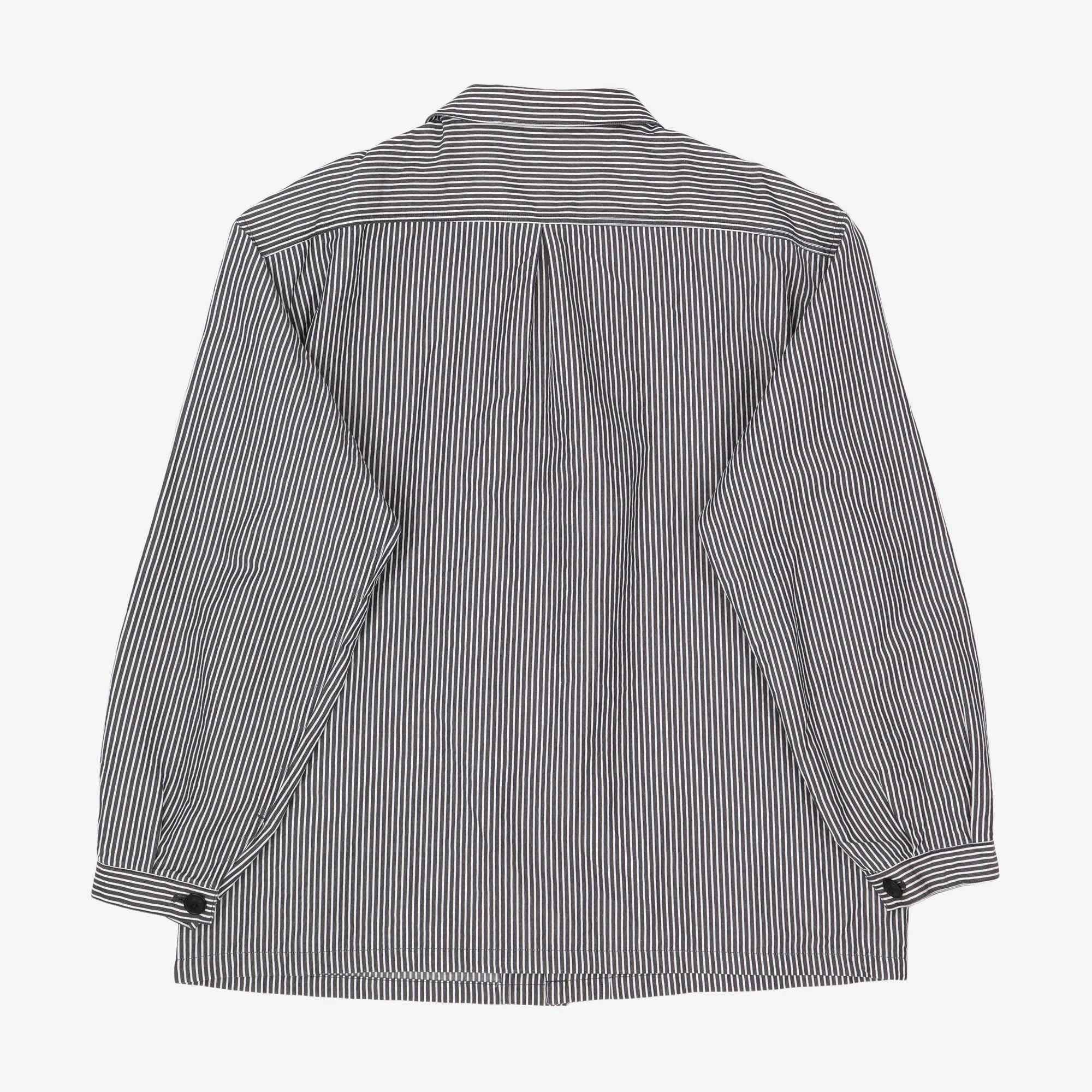 Fine Stripe Chore Jacket - Image 2