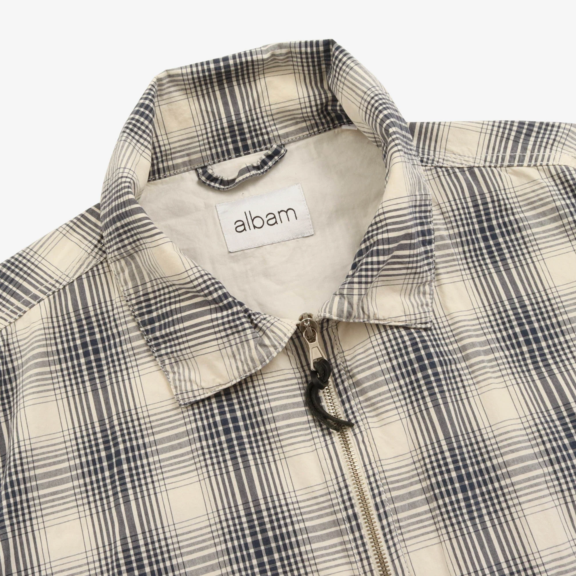 Garment Dyed Check Harrington - Image 3