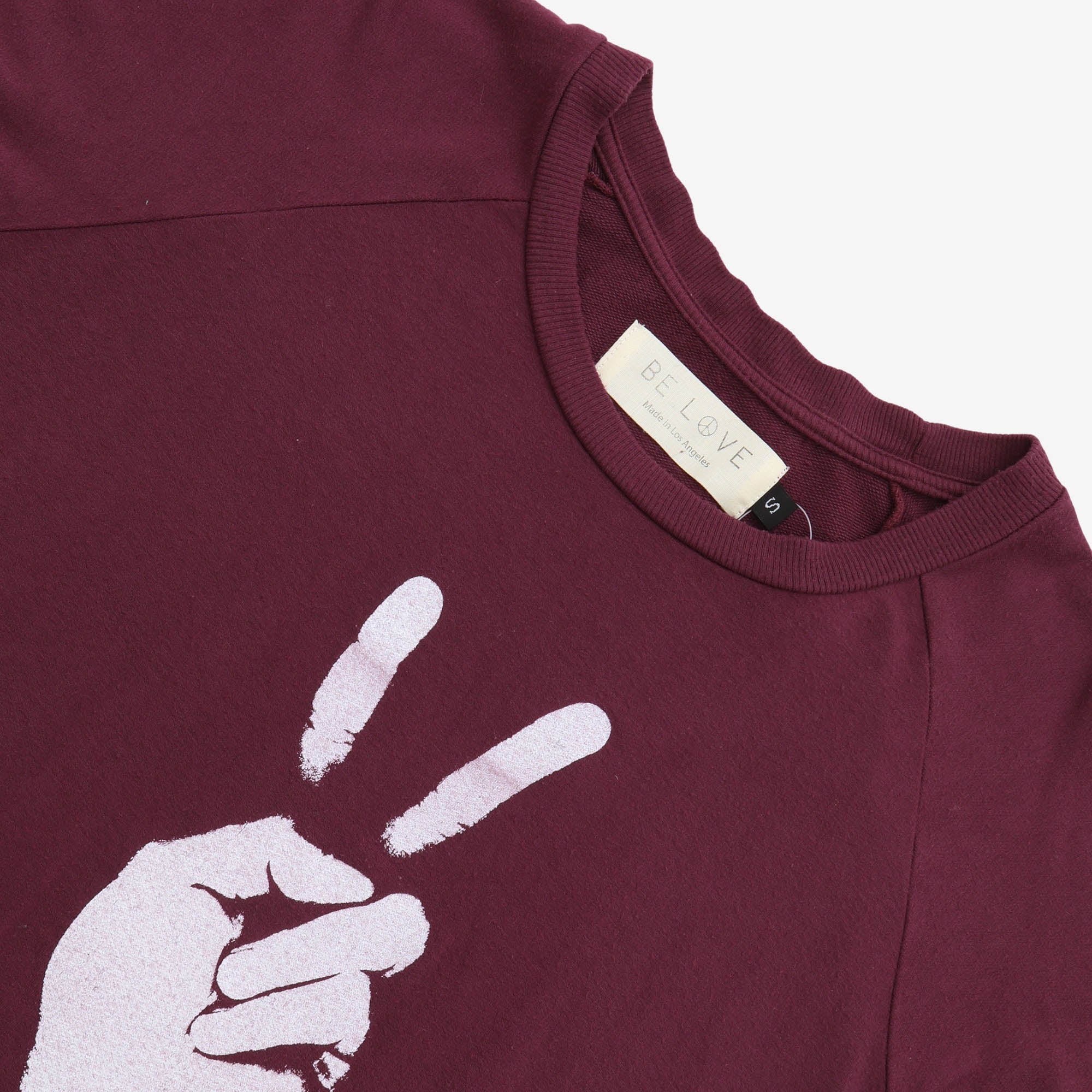 Peace Sign Raglan Pullover - Image 3