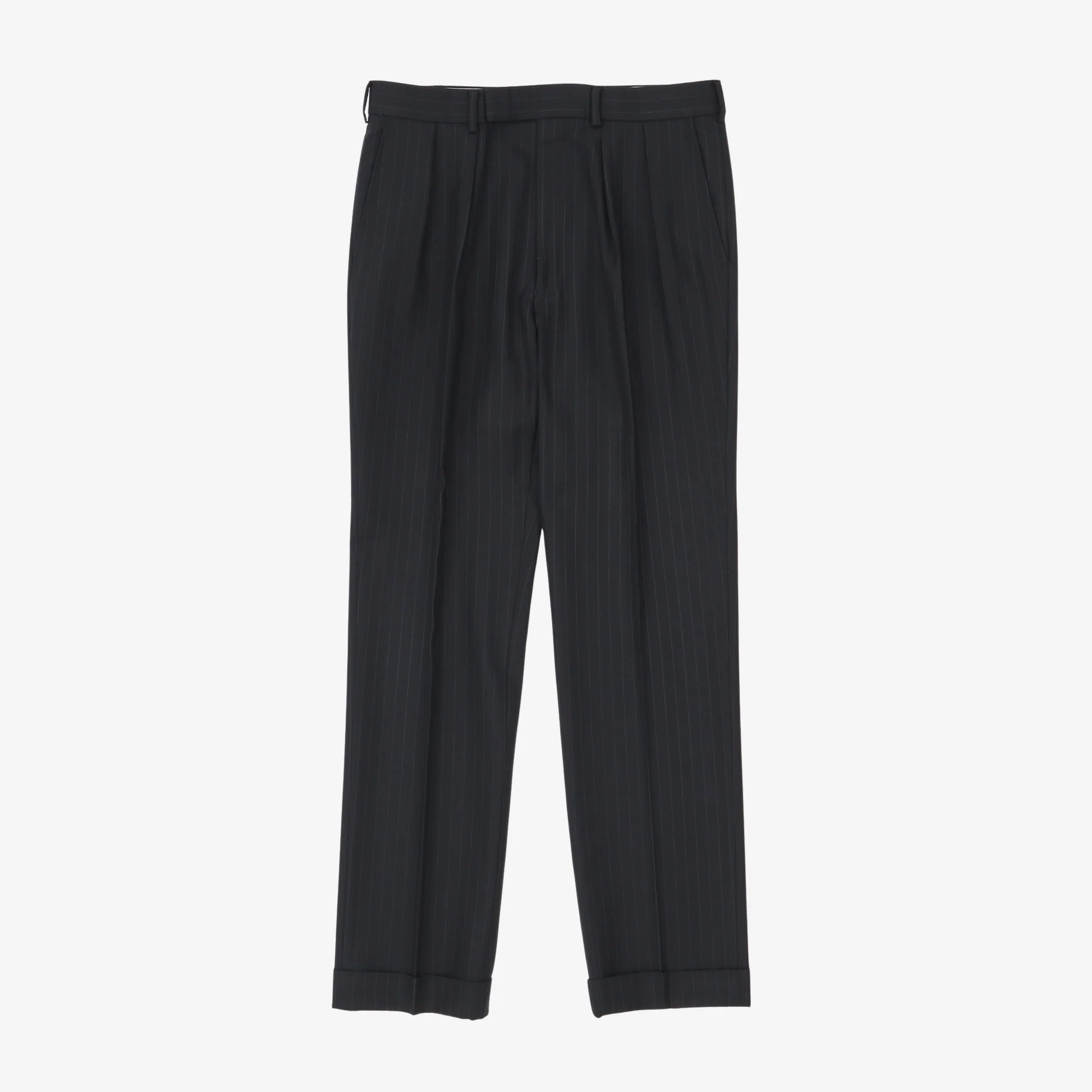 Wool Pinstripe Suit - Image 5