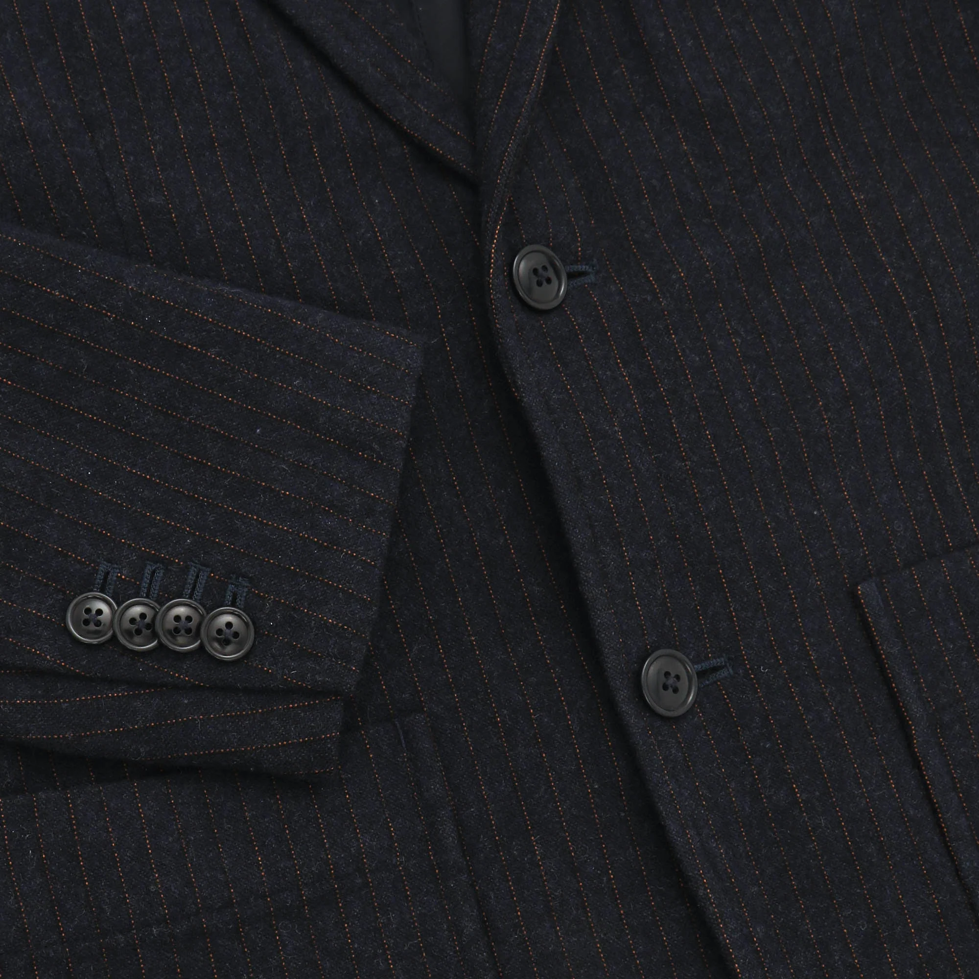 Pinstripe Wool Blend Suit - Image 3