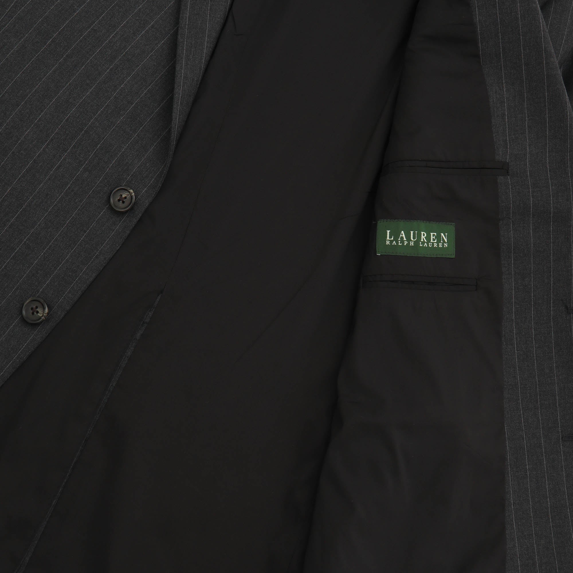 Pinstripe Wool Suit - Image 4