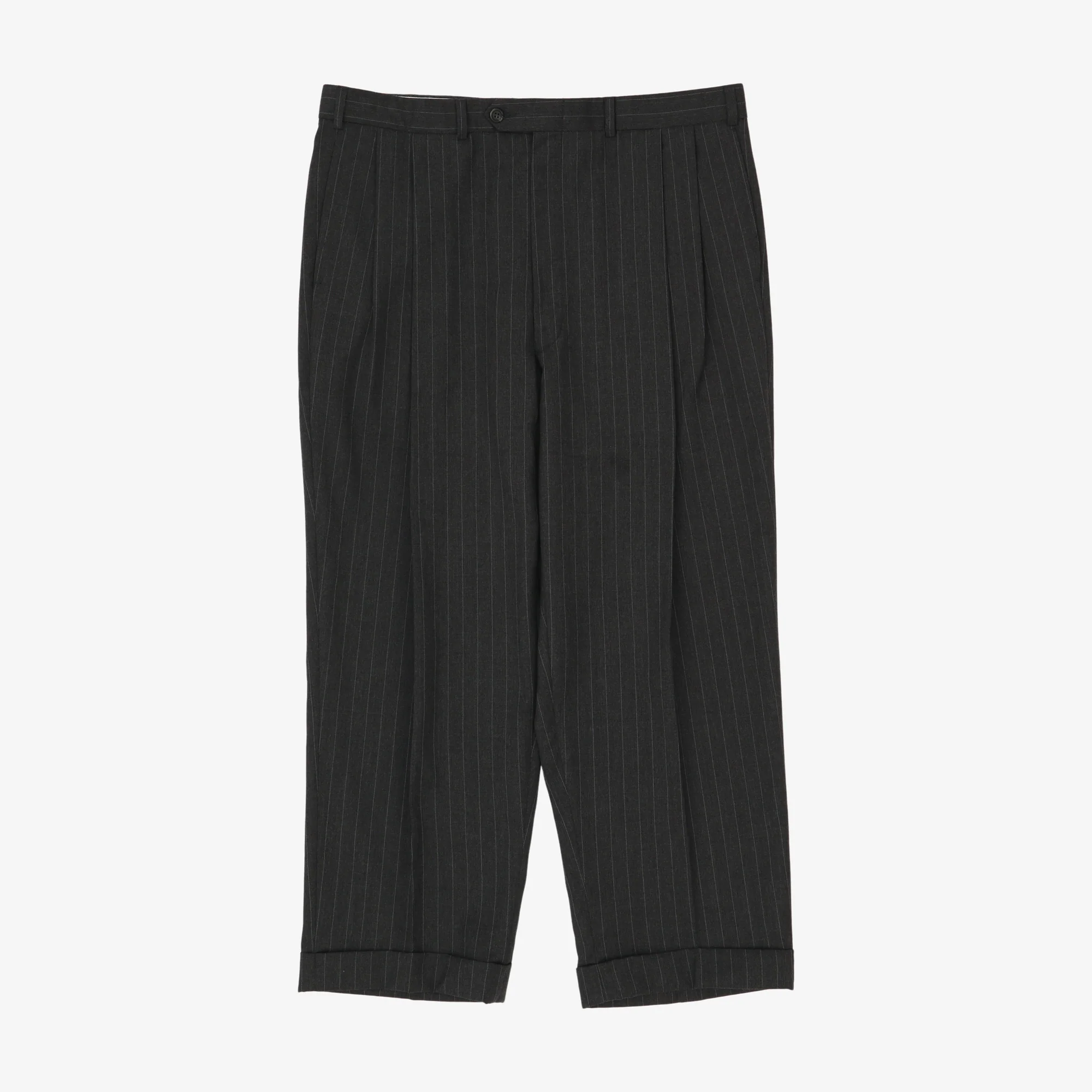 Pinstripe Wool Suit - Image 5