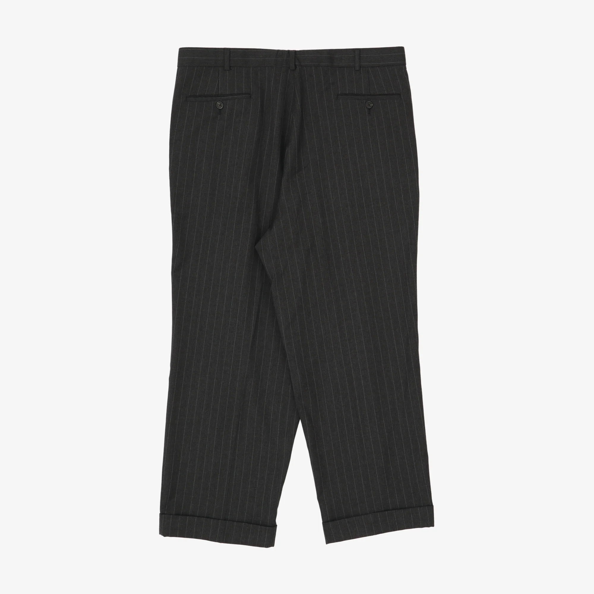 Pinstripe Wool Suit - Image 6