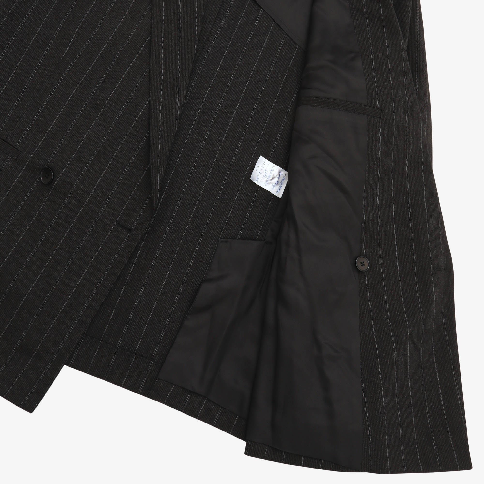 Pinstriped Wool DB Suit - Image 4