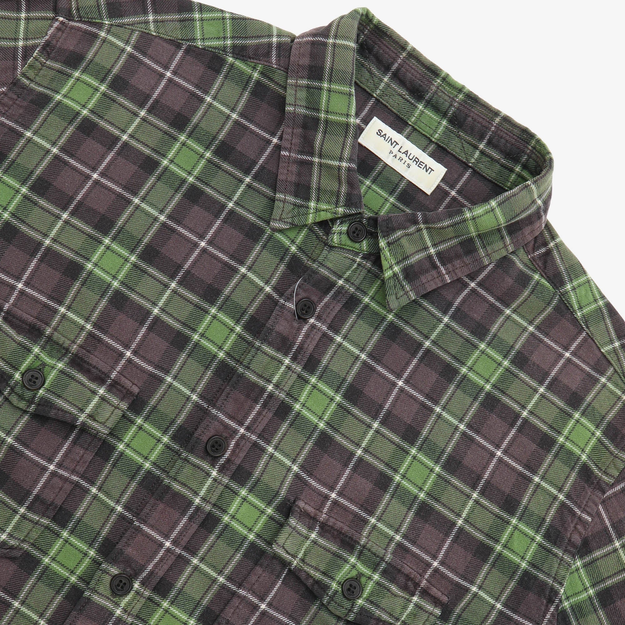 Plaid Check Work Shirt - Image 3