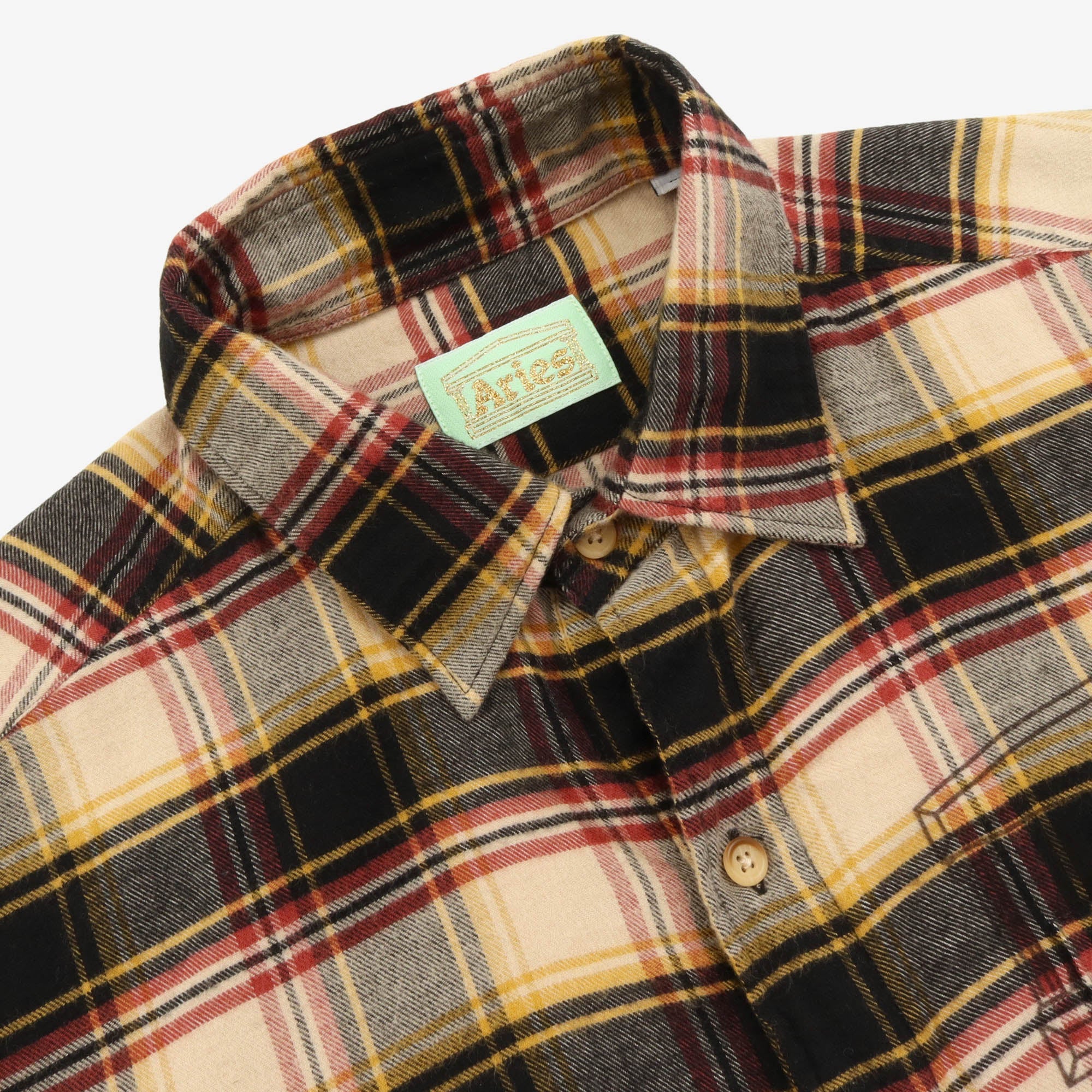 Plaid Flannel Shirt - Image 3