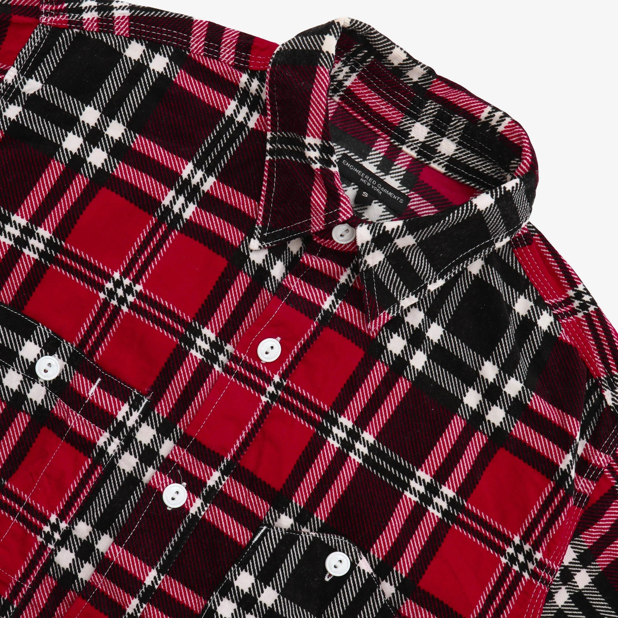 Plaid Flannel Work Shirt - Image 3