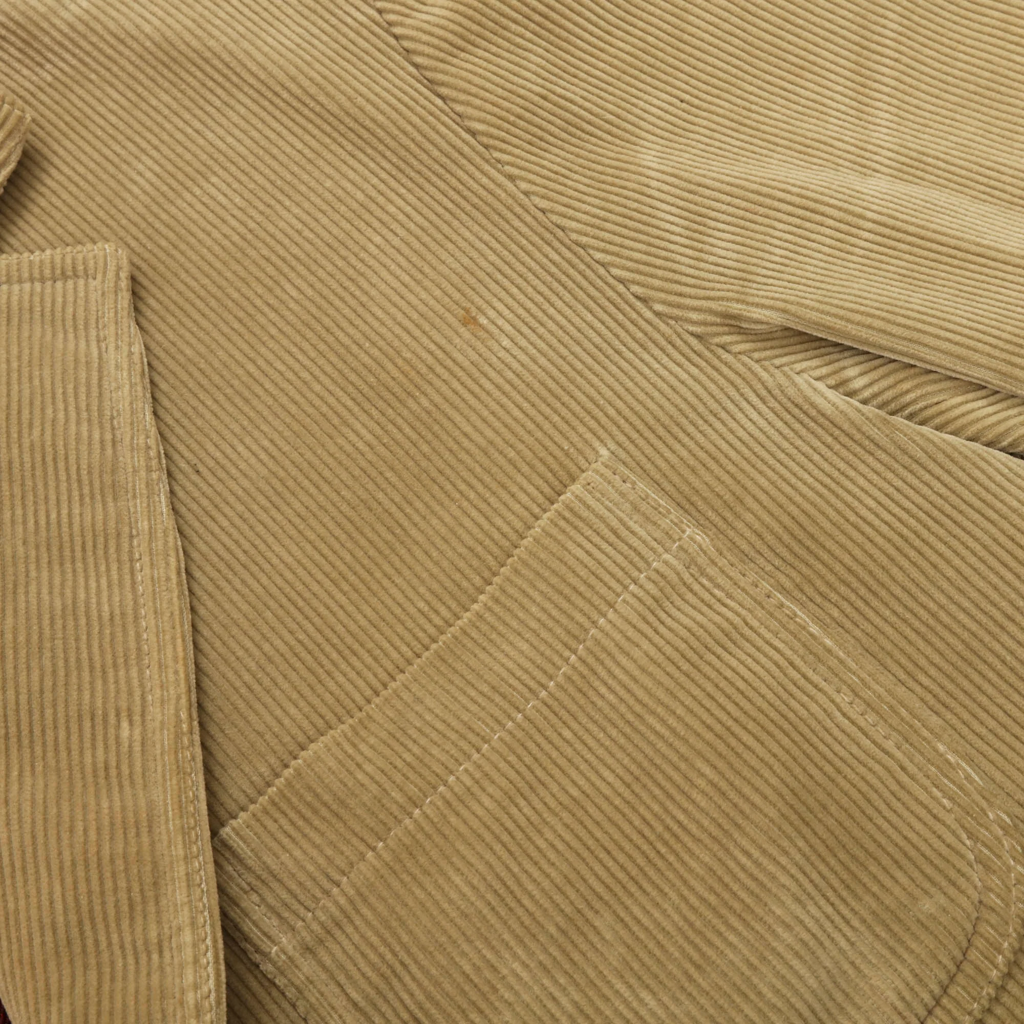 Plaid Lined Corduroy Blazer - Image 6