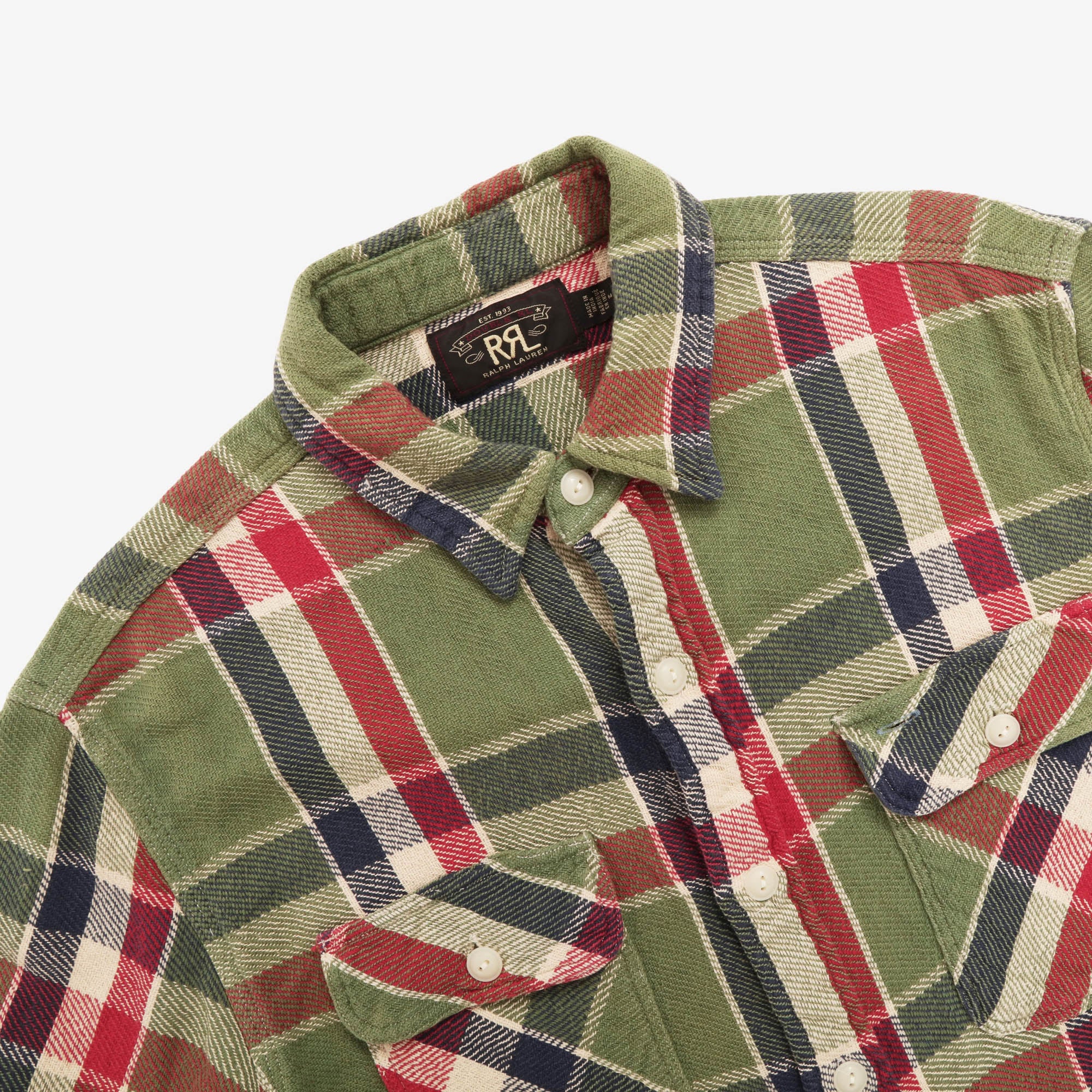 Plaid Twill Work Shirt - Image 3
